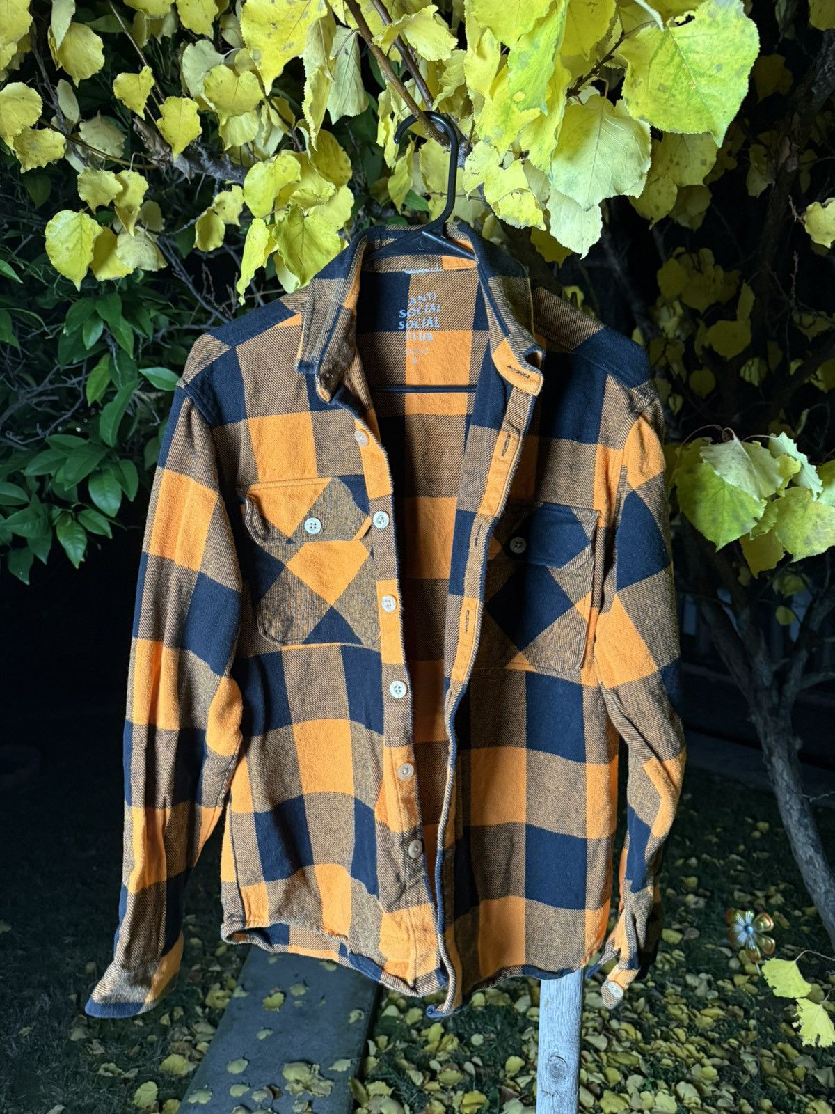 Anti Social Social Club Anti Social Social Club Orange Flannel Size US S / EU 44-46 / 1 - 2 Thumbnail