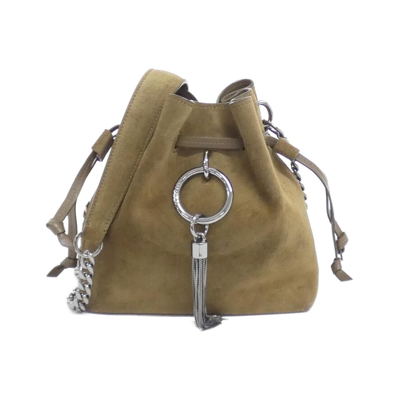 Jimmy Choo Jimmy Choo JIMMY CHOO Curry Drawstring Suede Bag Leather Shoulder Bag DUTY FREE for USA Size ONE SIZE - 1 Thumbnail