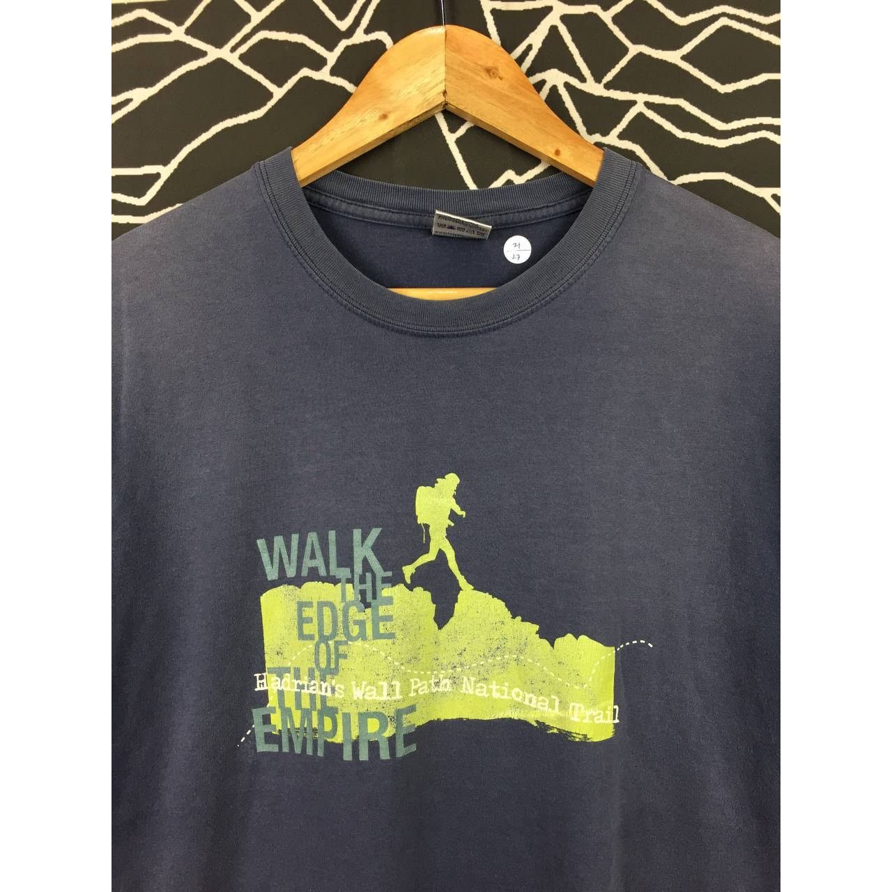 Jerzees × Vintage Vtg 00s Hadrian's Wall Path National Trail Tee Size M Size US M / EU 48-50 / 2 - 3 Thumbnail
