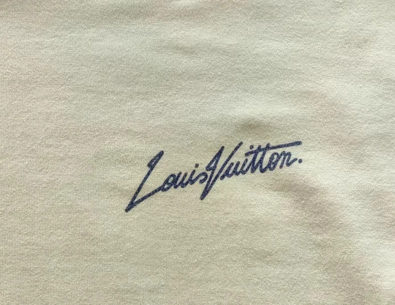 Louis Vuitton Louis Vuitton SS23 Logo Pumpkin Print Crew Neck Short Sleev Size US L / EU 52-54 / 3 - 3 Thumbnail