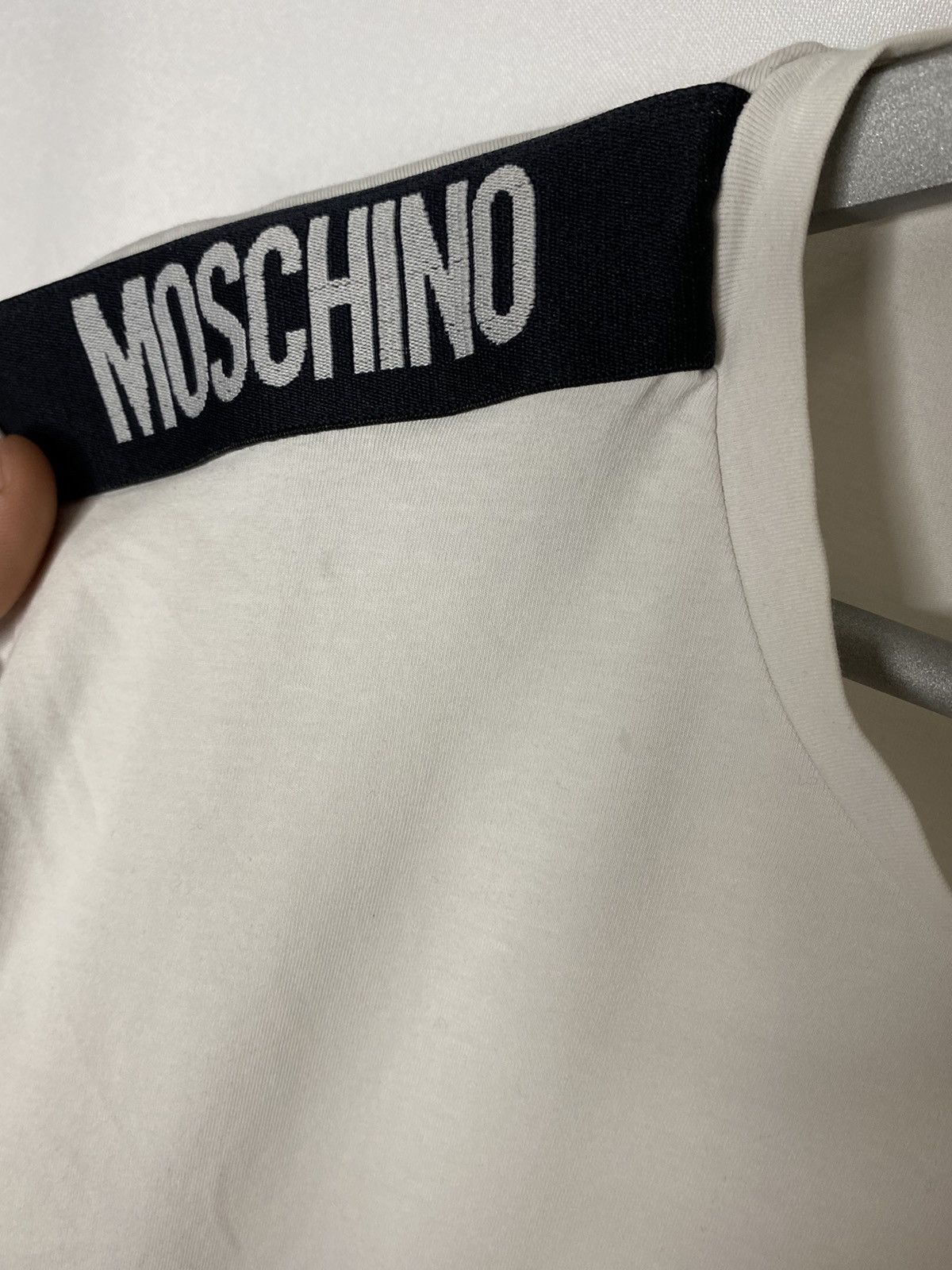 Moschino × Vintage ✅Moschino Luxury T-Shirt Short Sleeve Hype Rare✅ Size US L / EU 52-54 / 3 - 6 Thumbnail