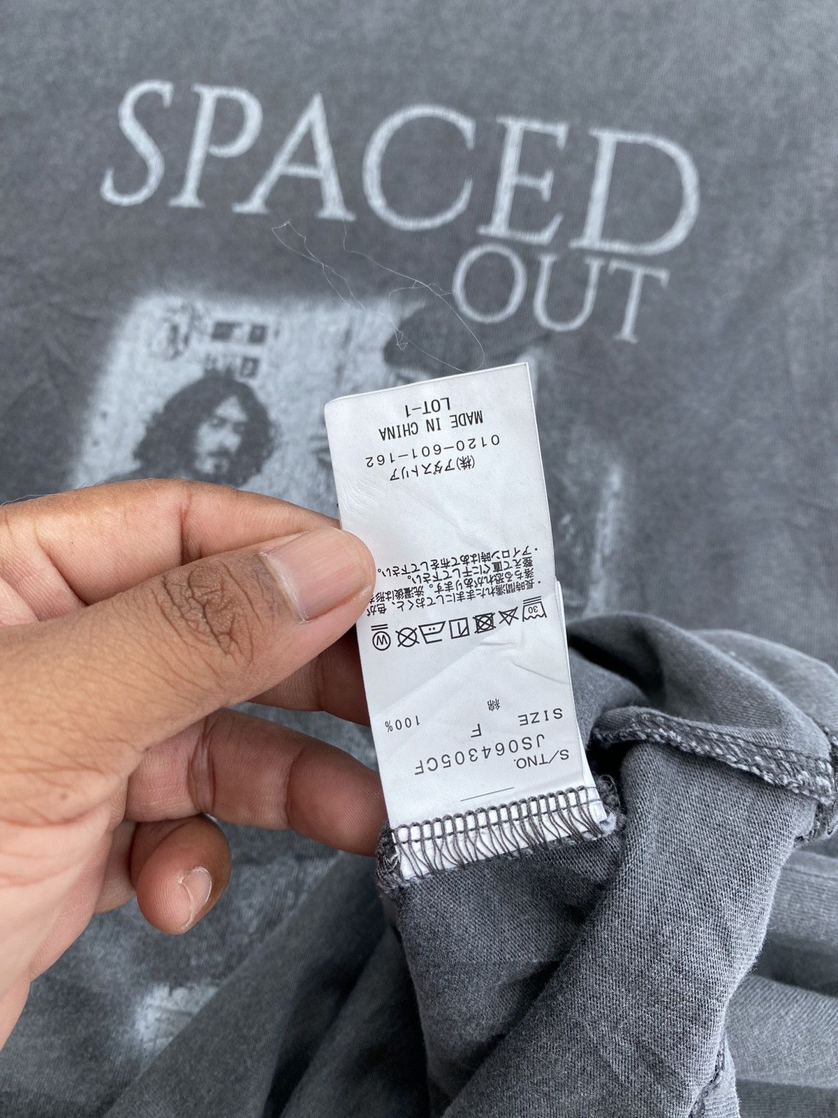 Japanese Brand Rare Vintage Spaced Out Jeanasis Tshirt Size US L / EU 52-54 / 3 - 9 Thumbnail