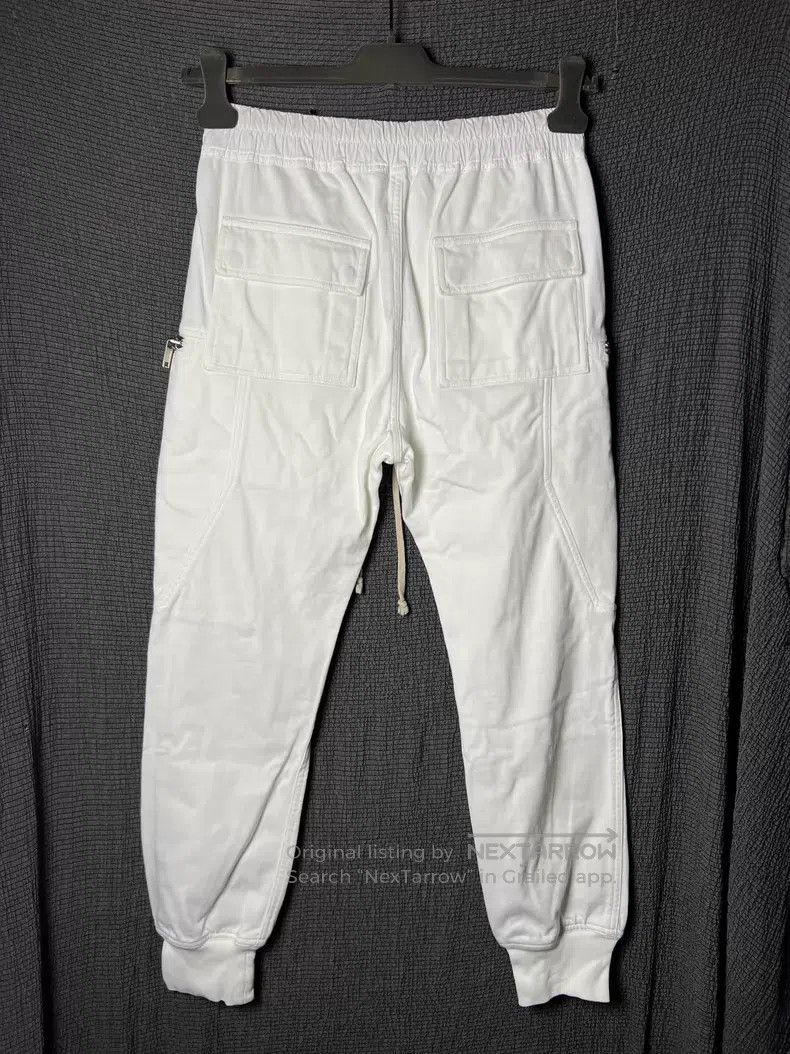 Rick Owens Rick Owens Pure White Workwear Zip Pocket Bomb Leggings Size US 32 / EU 48 - 4 Thumbnail