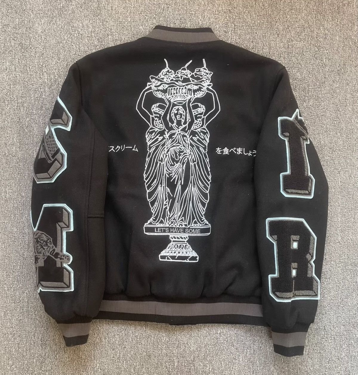 Billionaire Boys Club BBC ICECREAM Embroidered Baseball Jacket coat bober Size US L / EU 52-54 / 3 - 2 Thumbnail