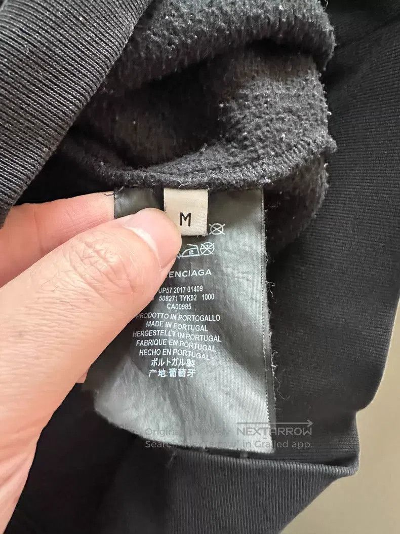 Balenciaga Balenciaga Black Coke Sweatshirt Size US M / EU 48-50 / 2 - 4 Thumbnail