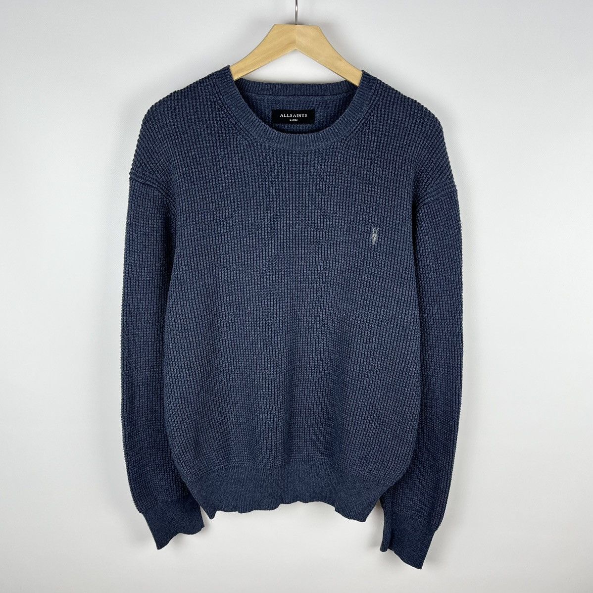 Allsaints Designer Allsaints knit mert crew sweater Size US L / EU 52-54 / 3 - 1 Thumbnail