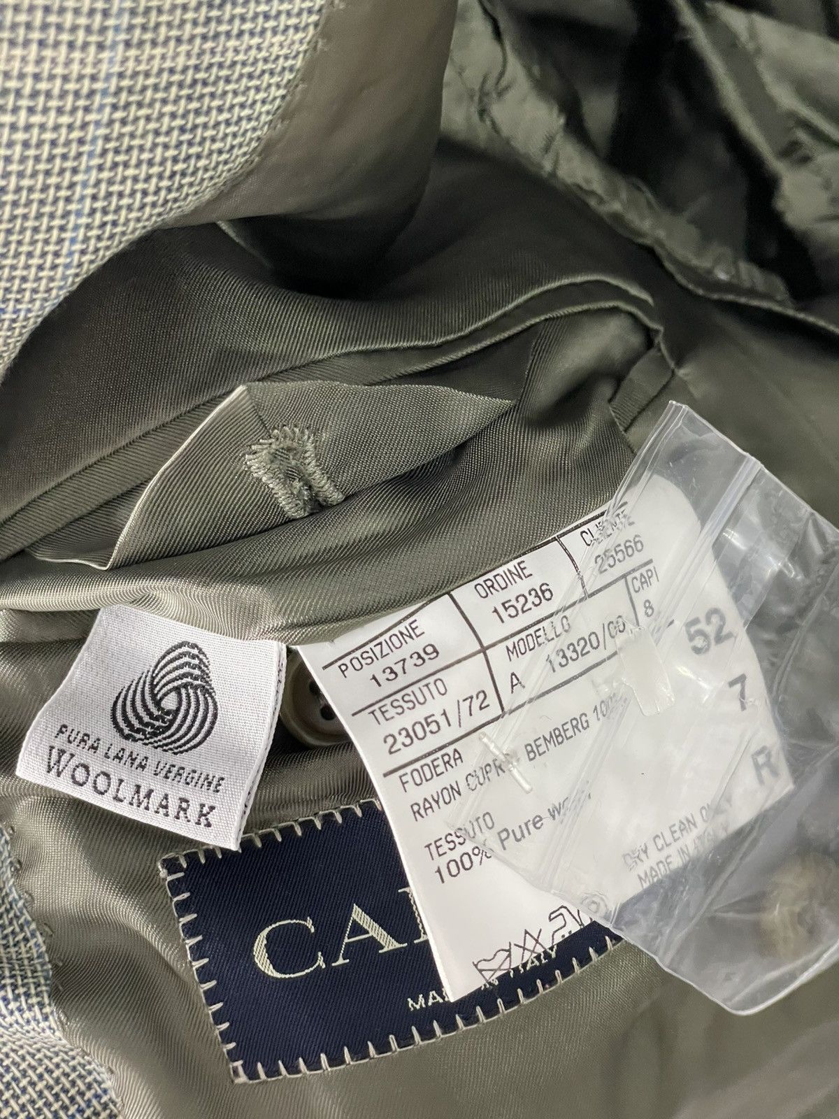 Canali Canali Vintage Luxury Italian Blazer Jacket Size 52R - 7 Thumbnail