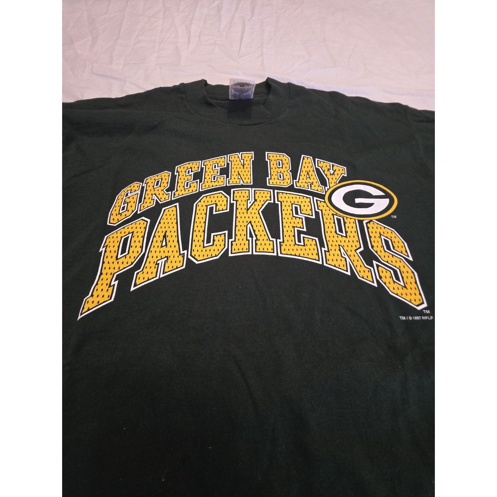 Fruit Of The Loom Green Bay Packers 1997 Single Stitch Fruit Of The Look Mens Size US L / EU 52-54 / 3 - 2 Thumbnail