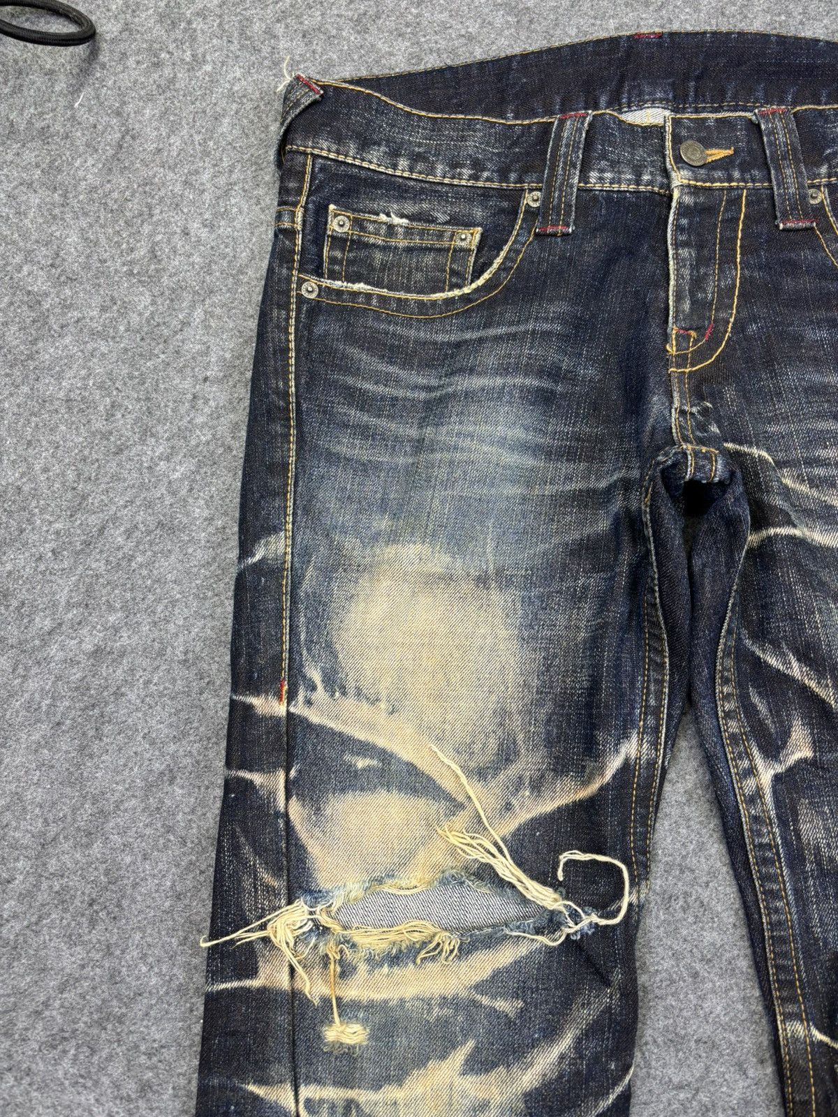 Tornado Mart 💥Archval SuperFlare💥Tornado Mart Artisanal Fade Denim F912 Size US 34 / EU 50 - 5 Thumbnail