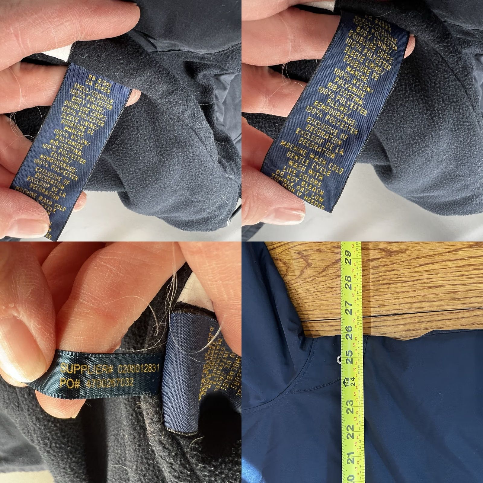 Ralph Lauren Polo Ralph Lauren Jacket 2XL Navy Blue Windbreaker Fleece Lined Zip Stand-Up Collar Mens Regular Size US XXL / EU 58 / 5 - 9 Thumbnail