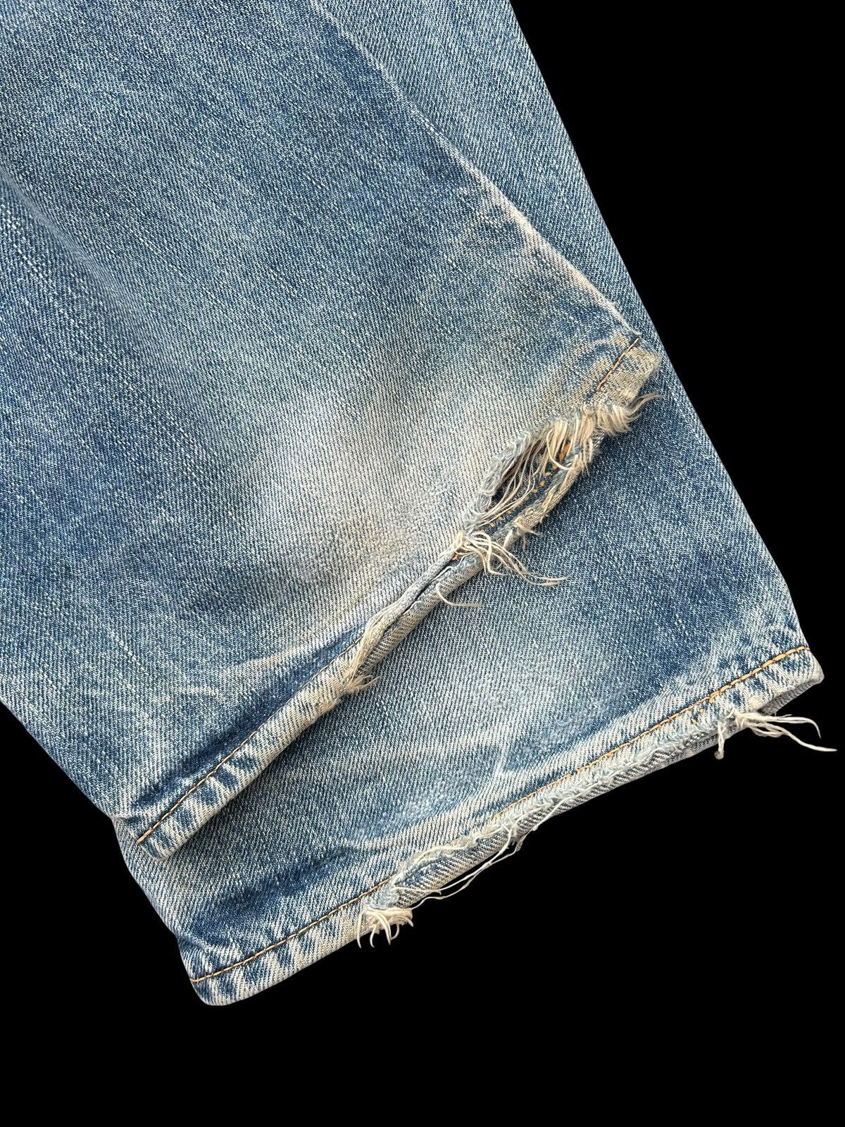 Kapital Vintage Evis Selvedge Distressed Denim Jeans Size US 32 / EU 48 - 16 Thumbnail
