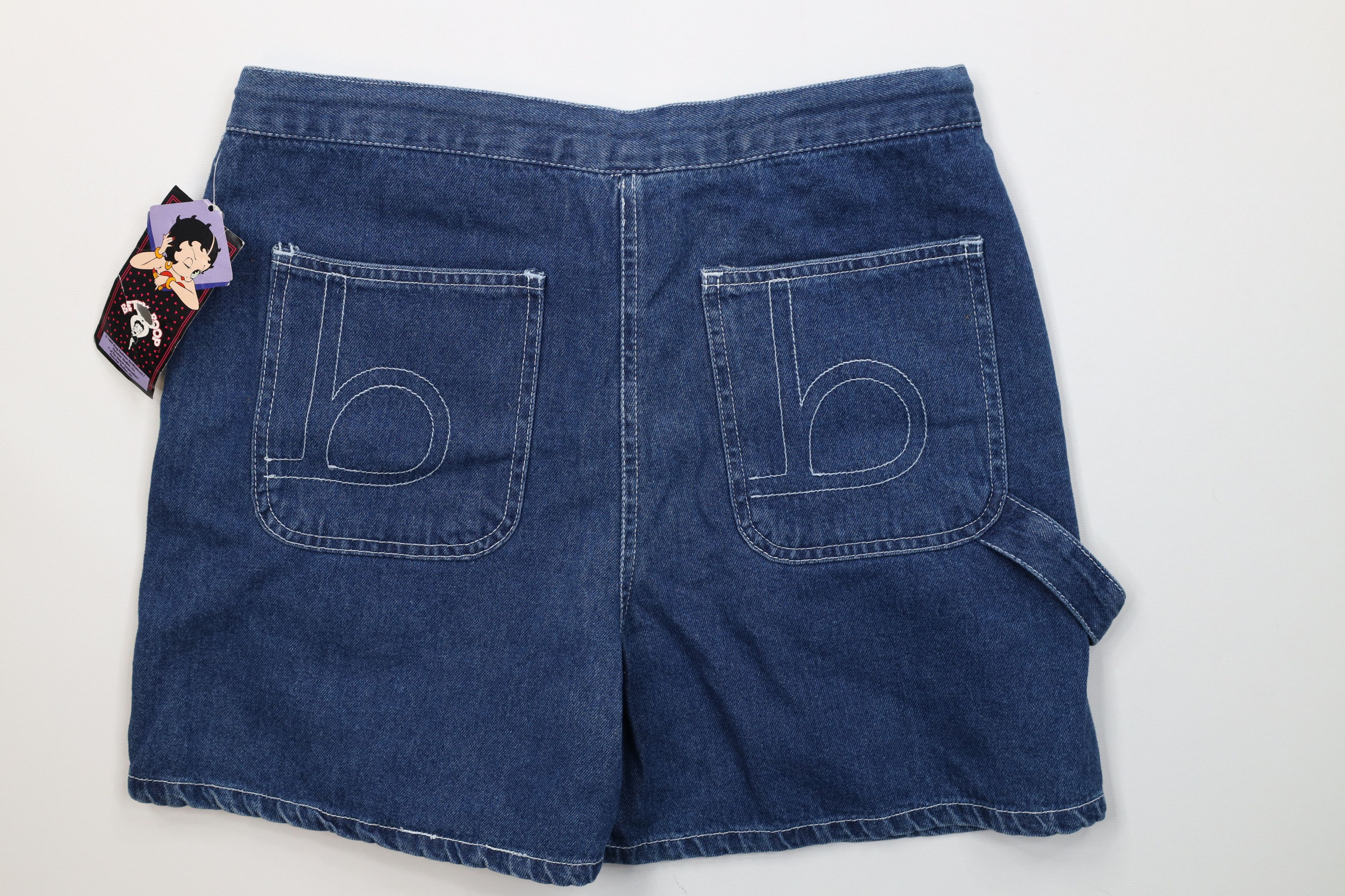 Vintage Deadstock Vintage Y2K Betty Boop Diva Denim Jean Shorts Size 32" / US 10 / IT 46 - 9 Thumbnail