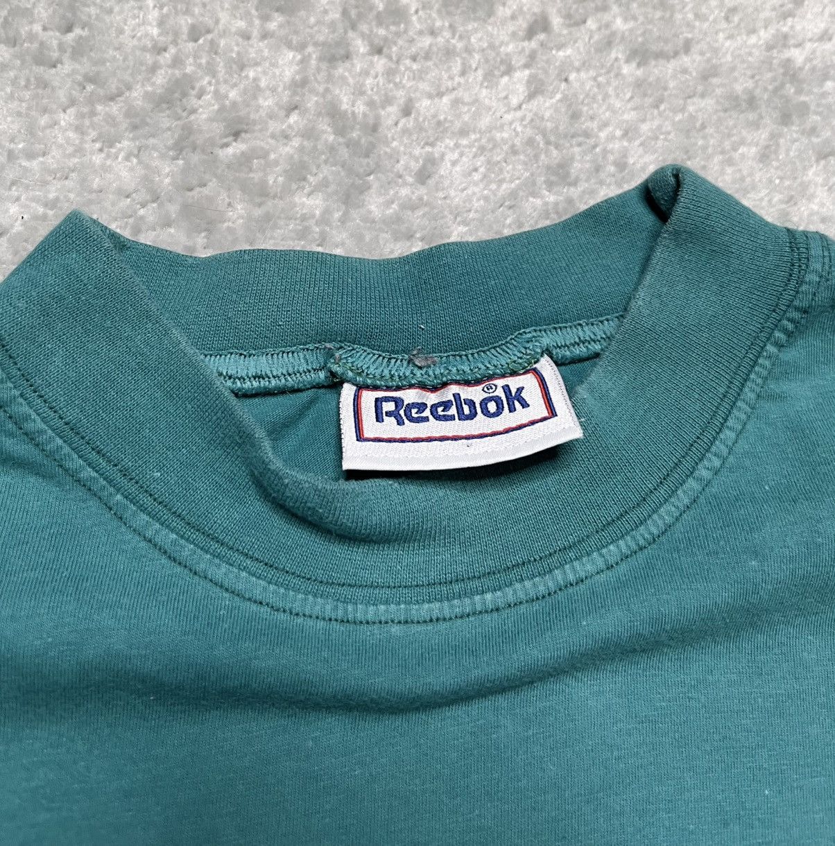 Reebok Vintage Turquoise T-Shirt Basketball Print Reebok Shao Shaq Size US M / EU 48-50 / 2 - 6 Thumbnail