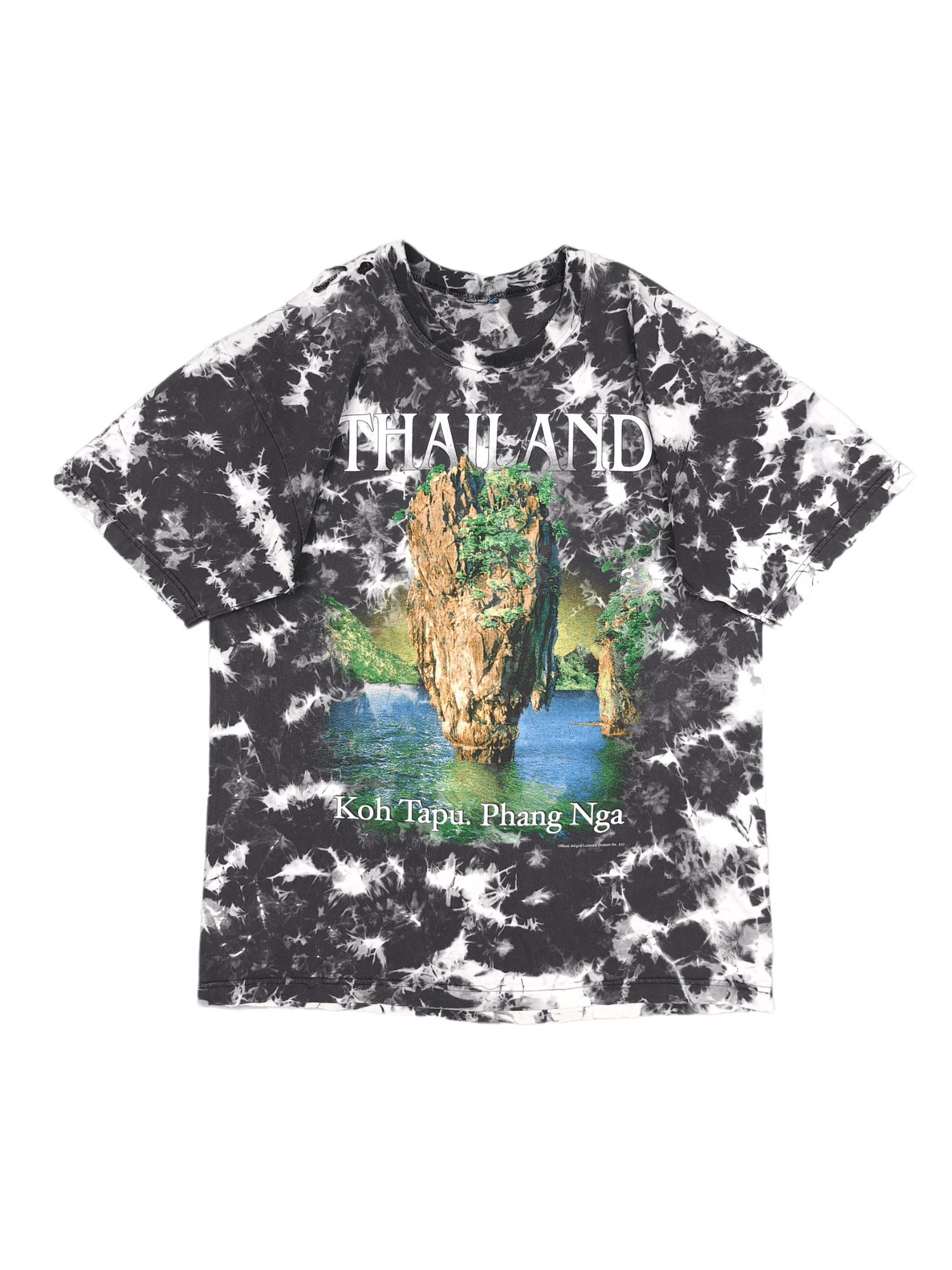 Vintage 💎 Vintage Thrashed Distressed Bleached Dye Thailand Tshirt Size US XL / EU 56 / 4 - 1 Thumbnail