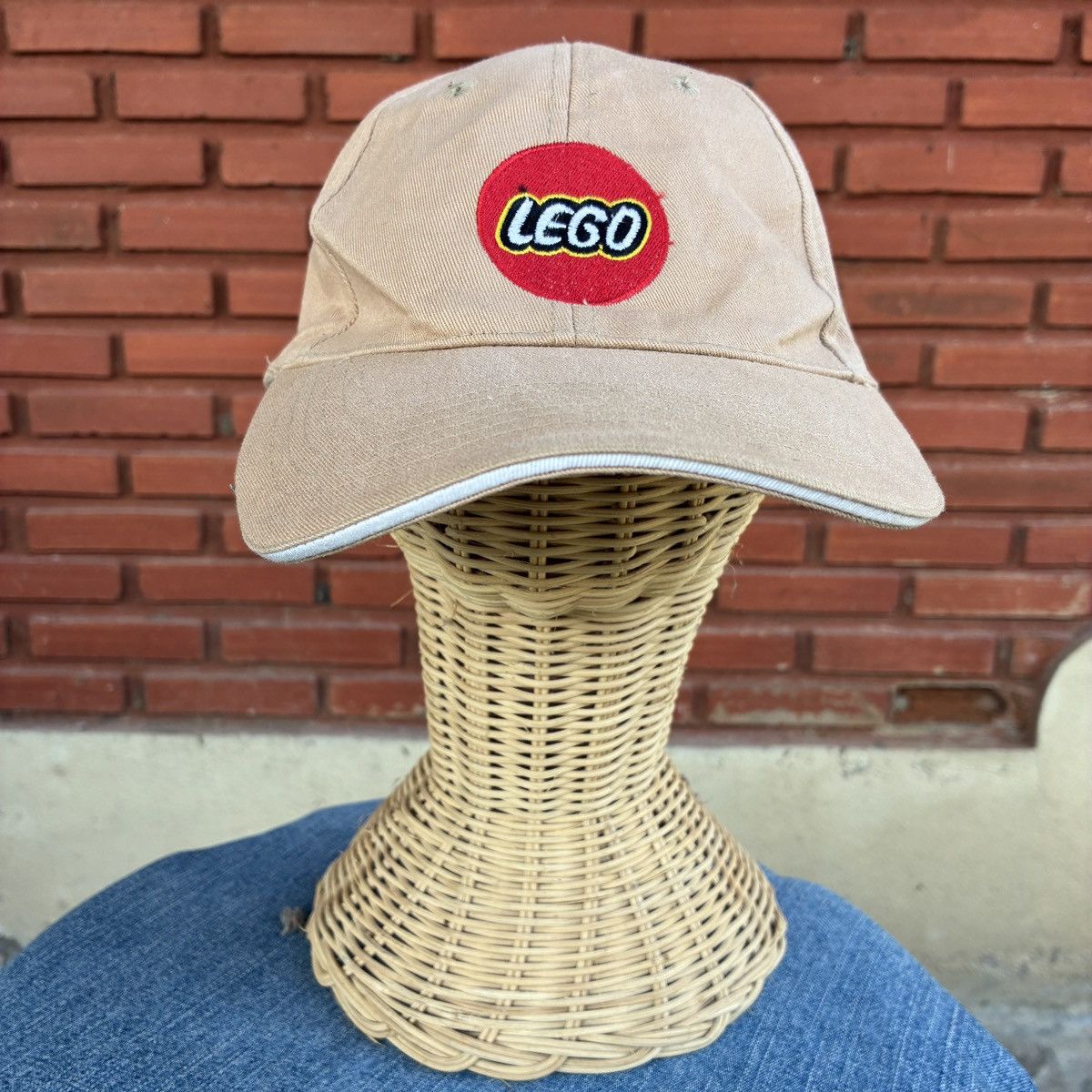 LEGO Vintage Lego Embroidered Logo Beige Khaki Cap Deadstock Size ONE SIZE - 1 Thumbnail