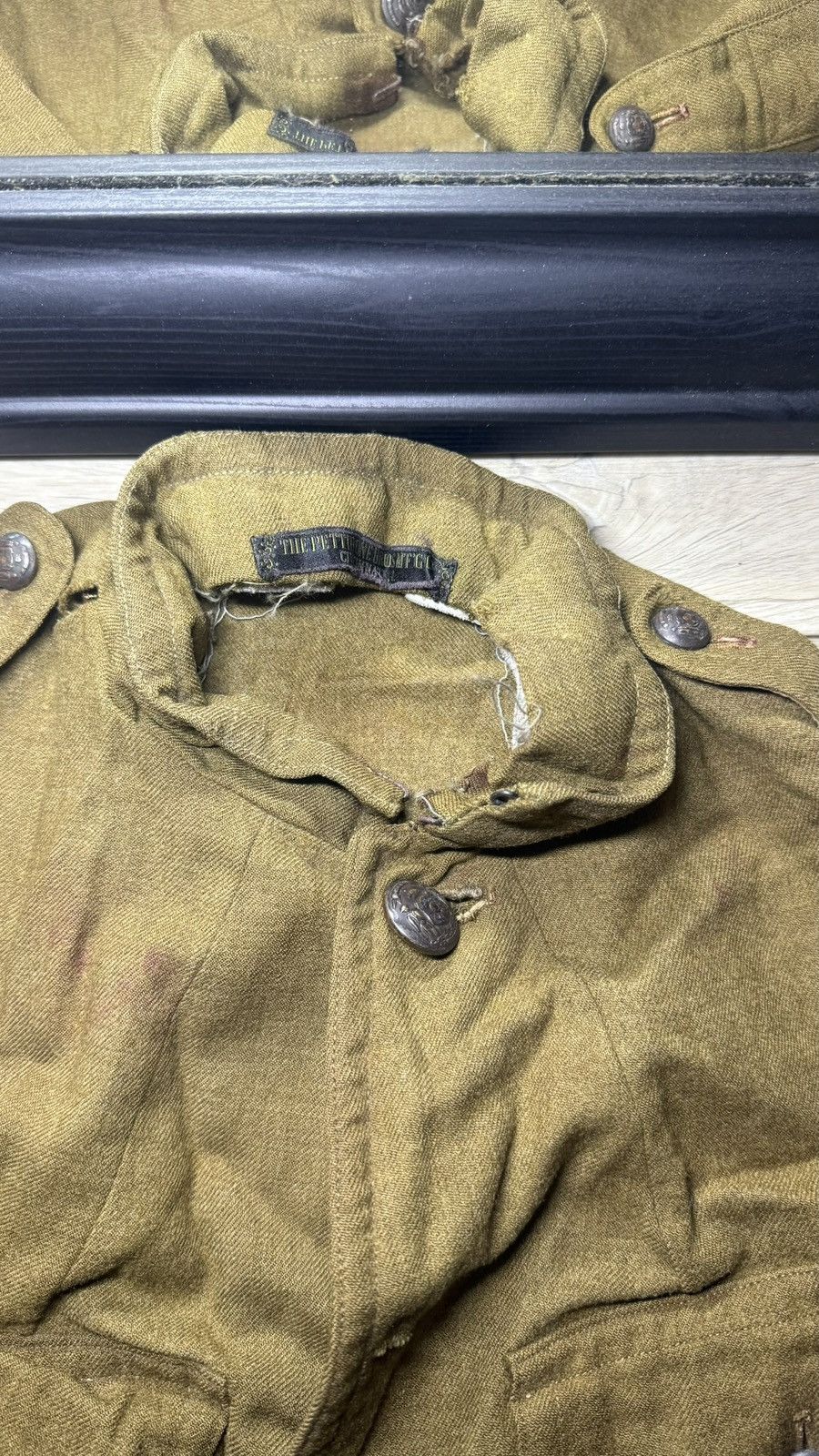 Other Antique World War 1 US Army M1917 Rough Cut Service Coat Size US M / EU 48-50 / 2 - 4 Thumbnail