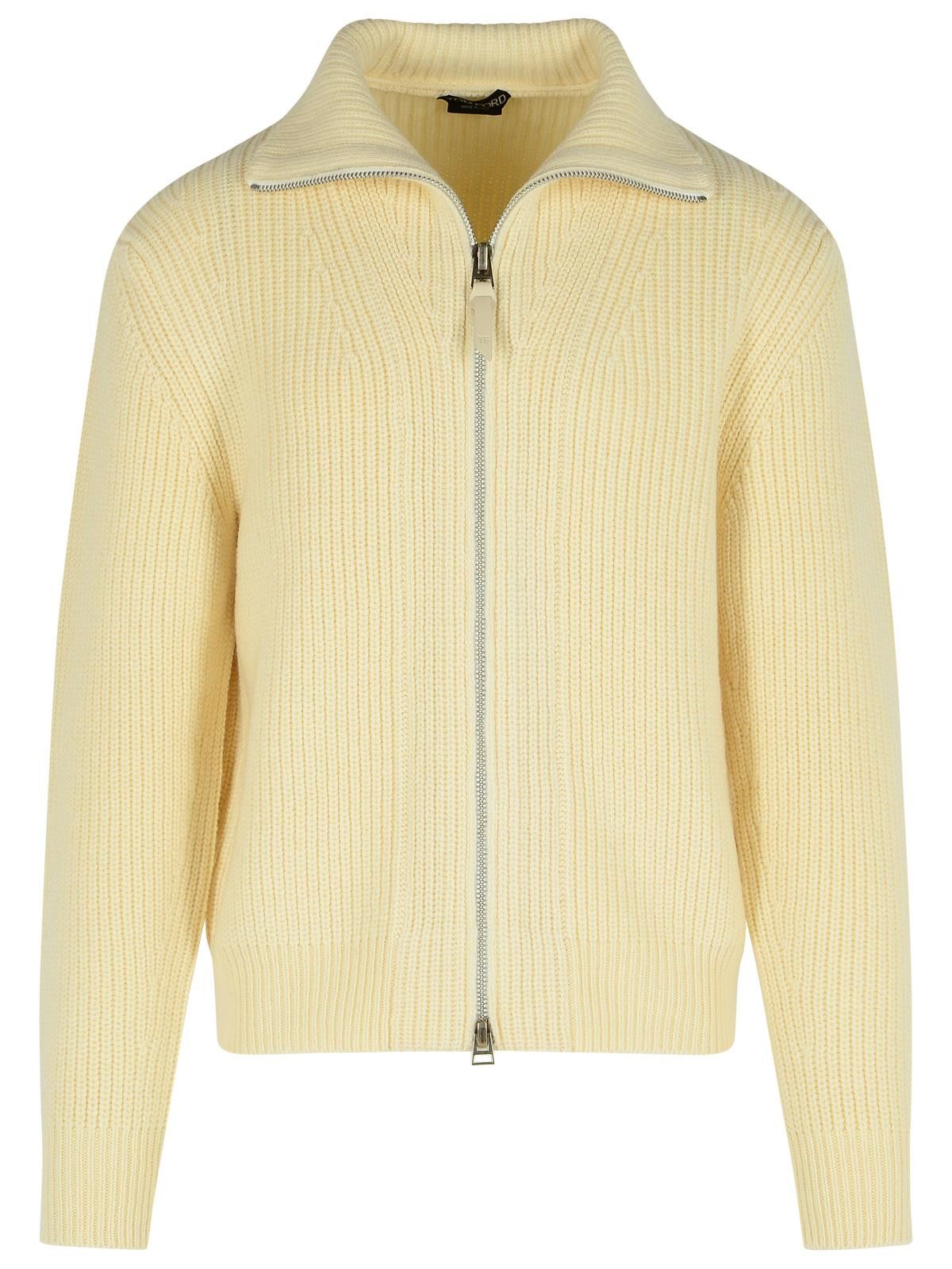 Tom Ford TOM FORD Ivory Wool Blend Sweater Size US M / EU 48-50 / 2 - 1 Thumbnail
