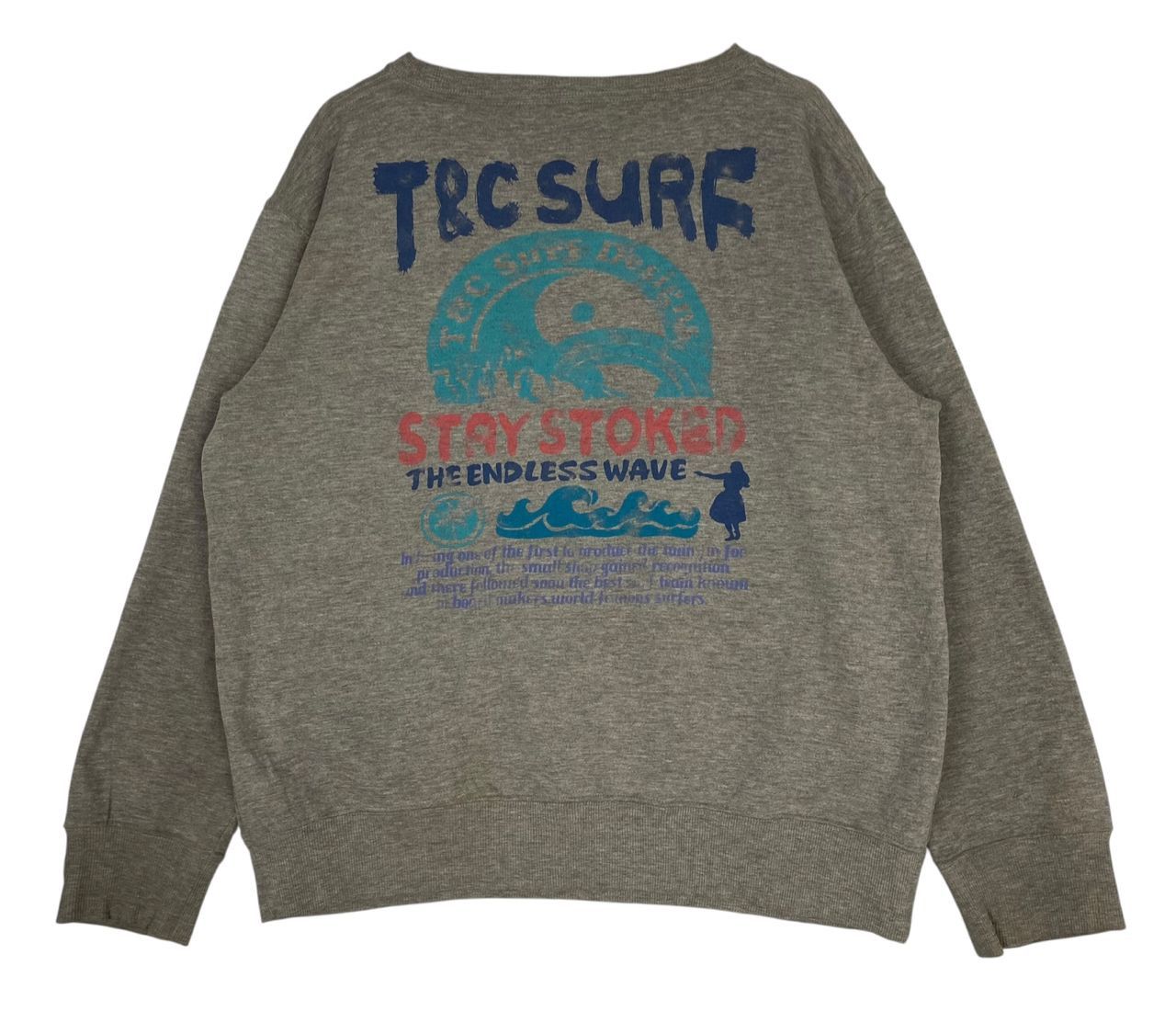 Vintage Vintage T&C Surf Sweatshirt Size L | Boxy Style Pullover Size US L / EU 52-54 / 3 - 4 Thumbnail