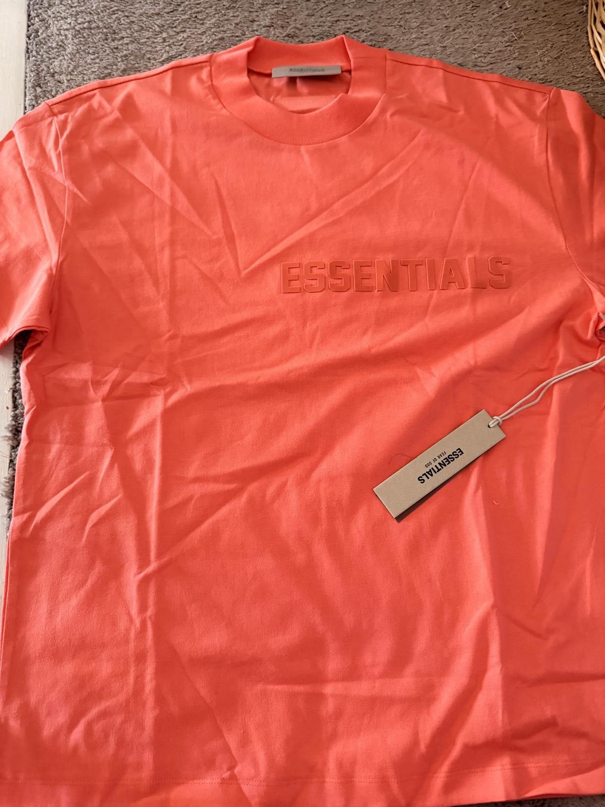Other Fear of God Essentials Short-Sleeve Tee Coral Size ONE SIZE - 2 Thumbnail