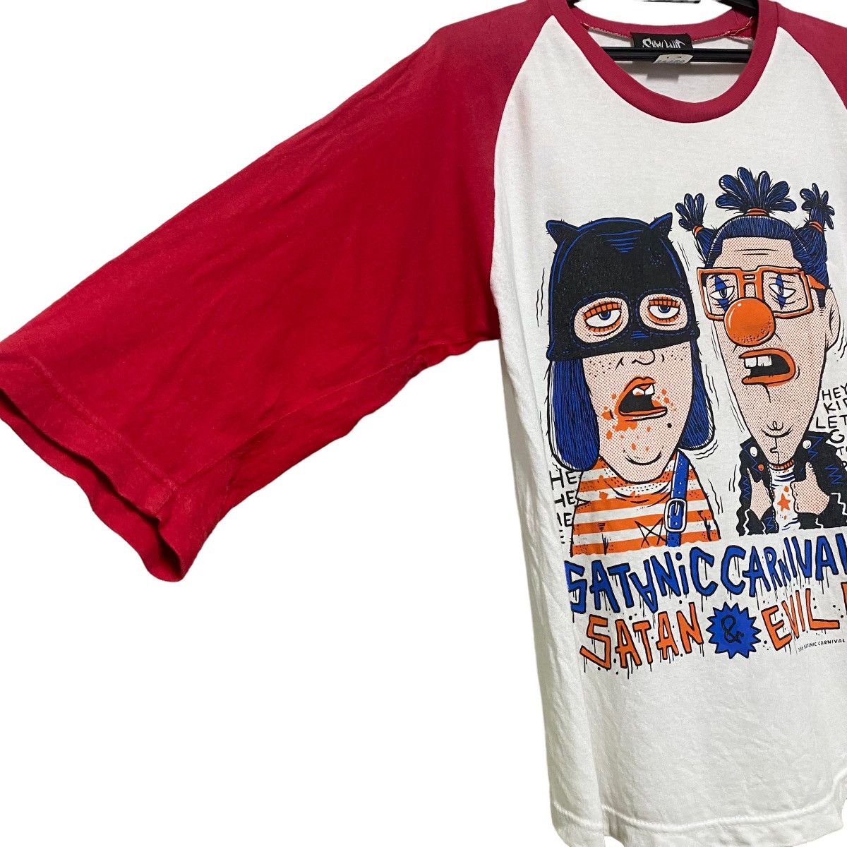 Seditionaries Satanic Carnival Raglan Shirt 'Lets Go Punk Rock Show!! Size US M / EU 48-50 / 2 - 3 Thumbnail