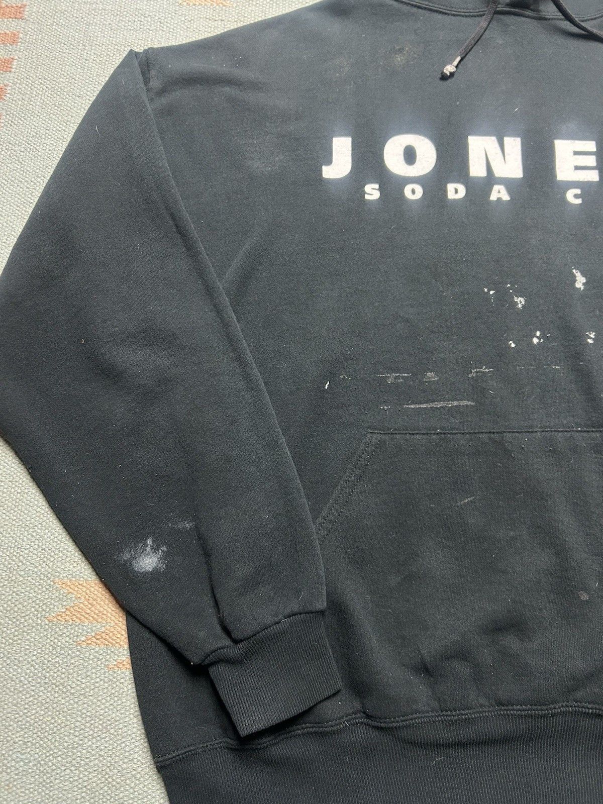 Vintage Vtg pullover hoodie jones soda company paint distressed XL Size US XL / EU 56 / 4 - 2 Thumbnail