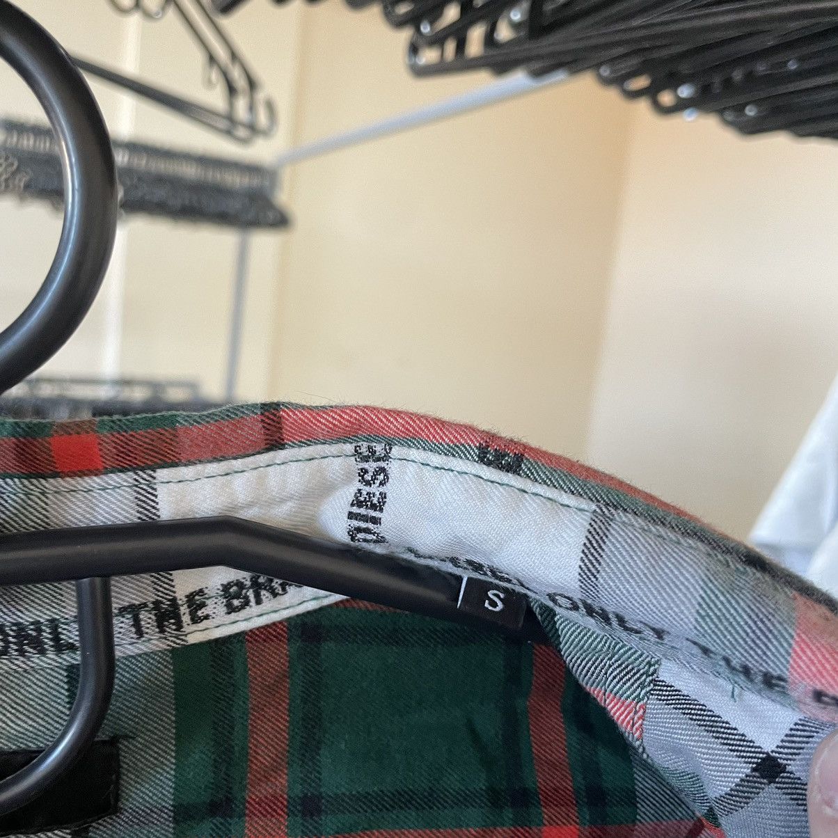 Diesel × Flannel Diesel Flannel Patchwork Boro Shirt inspired Kapital monogra Size US S / EU 44-46 / 1 - 4 Thumbnail