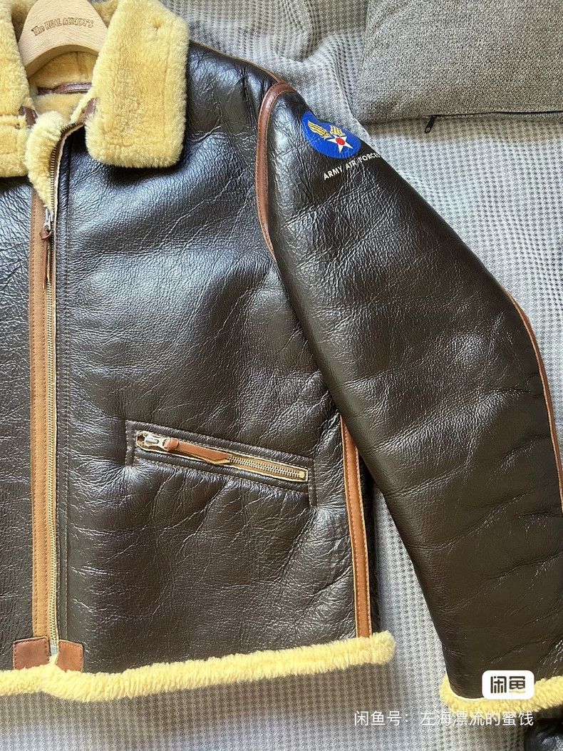 The Real McCoy's The Real McCoy's D1 Pilot's Jacket - Fur-Coated One-piece A Size US M / EU 48-50 / 2 - 4 Thumbnail