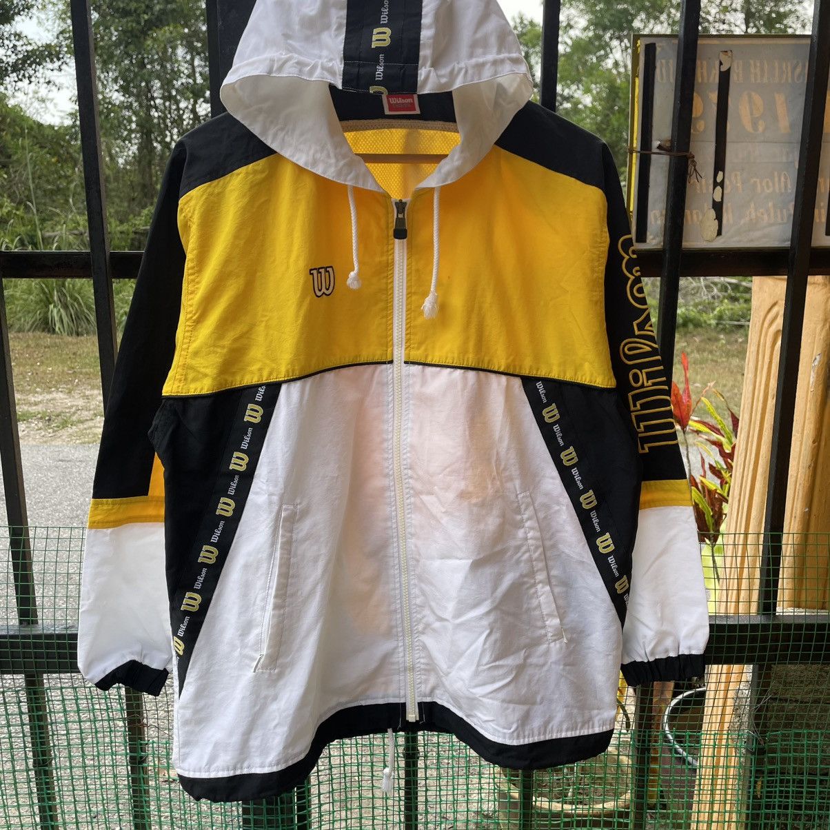 Wilson 🔥Vintage Wilson Two Tone Zipper Windbreaker Light Jacket Size US M / EU 48-50 / 2 - 5 Thumbnail