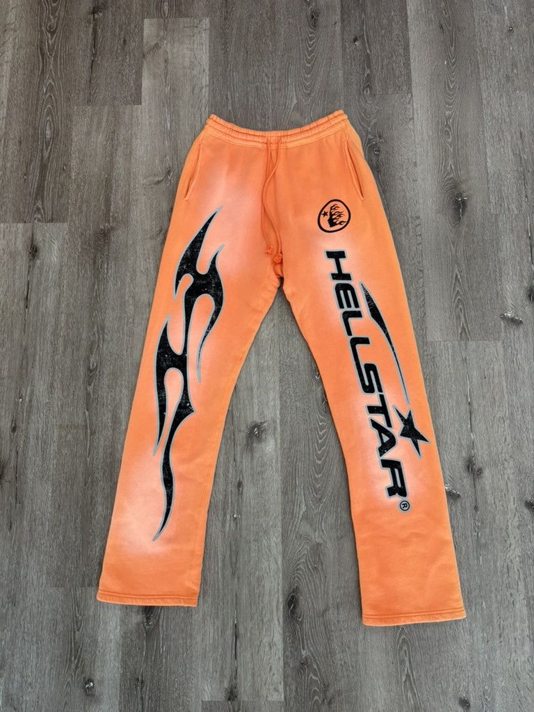 HELLSTAR XL - Hellstar "Fire Orange" Hoodie Orange Dye Size US 36 / EU 52 - 1 Thumbnail