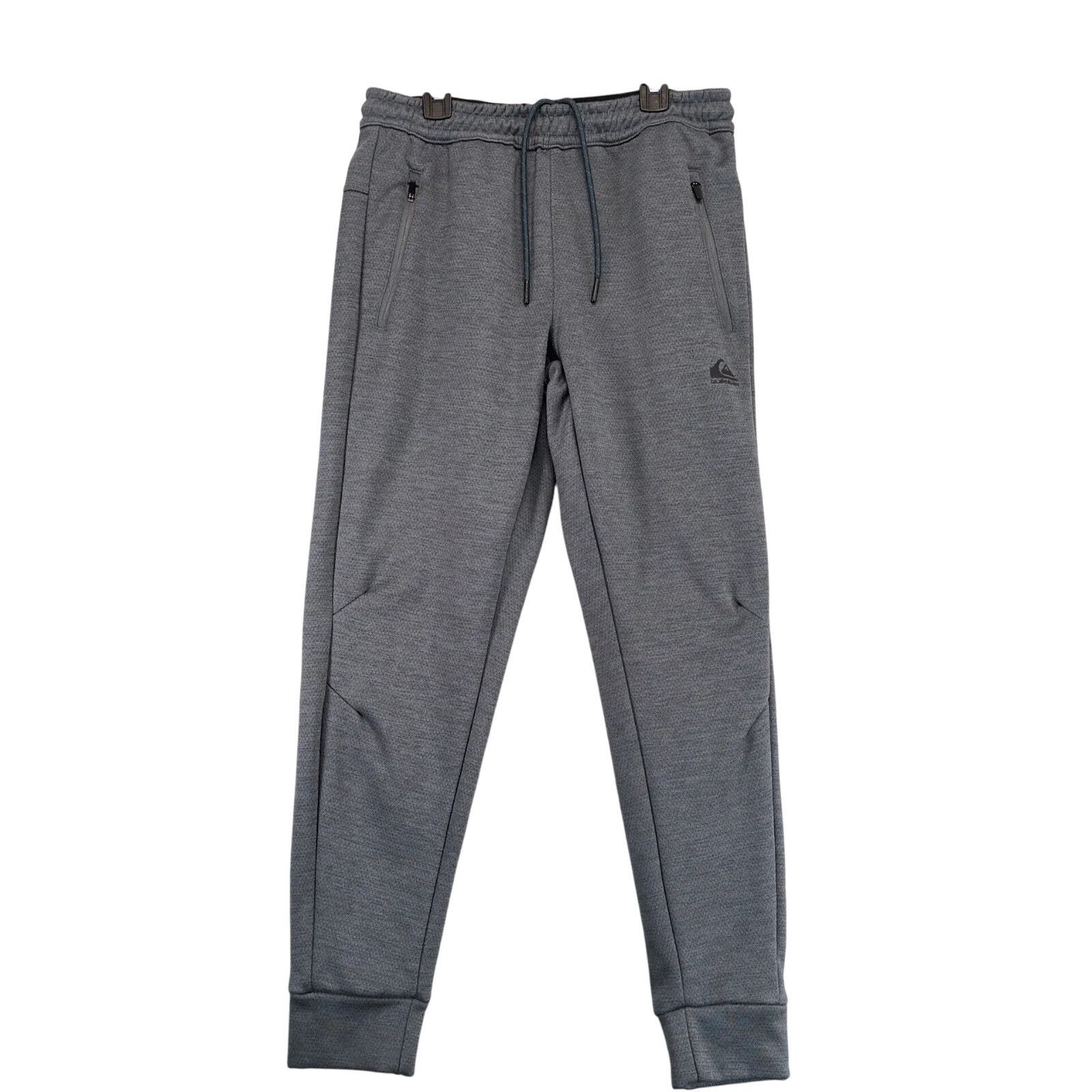 Quiksilver Quiksilver Gray Fleece Lined Jogger Sweatpants Men's S Zip Size US 30 / EU 46 - 1 Thumbnail
