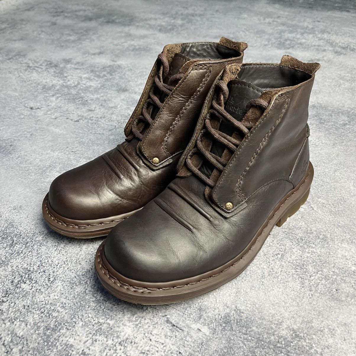 Dr. Martens Vintage Dr. Martens 11539 Brown Leather Boots Size US 7 / EU 40 - 1 Thumbnail