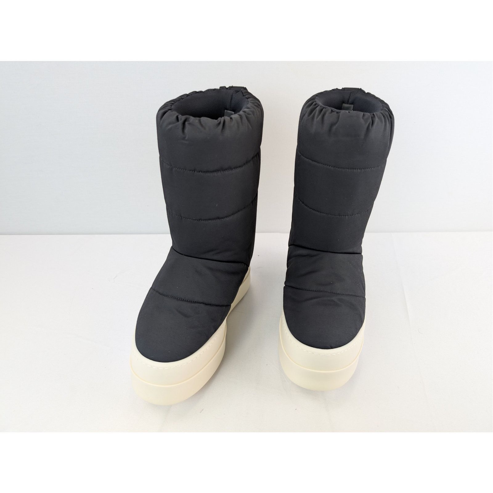 Rick Owens Drkshdw o1rshd1 Mega Bumper Lunar Boots in Black/White Size US 9.5 / EU 42-43 - 8 Thumbnail