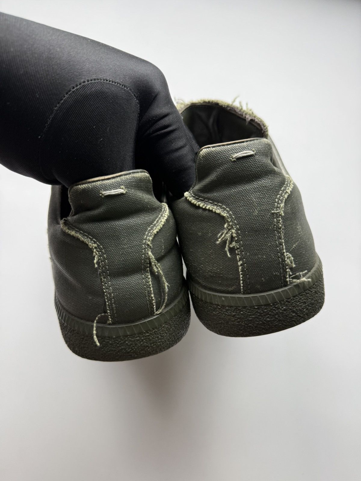 Maison Margiela Maison Margiela Gats Distressed Olive Green Size US 9 / EU 42 - 5 Thumbnail