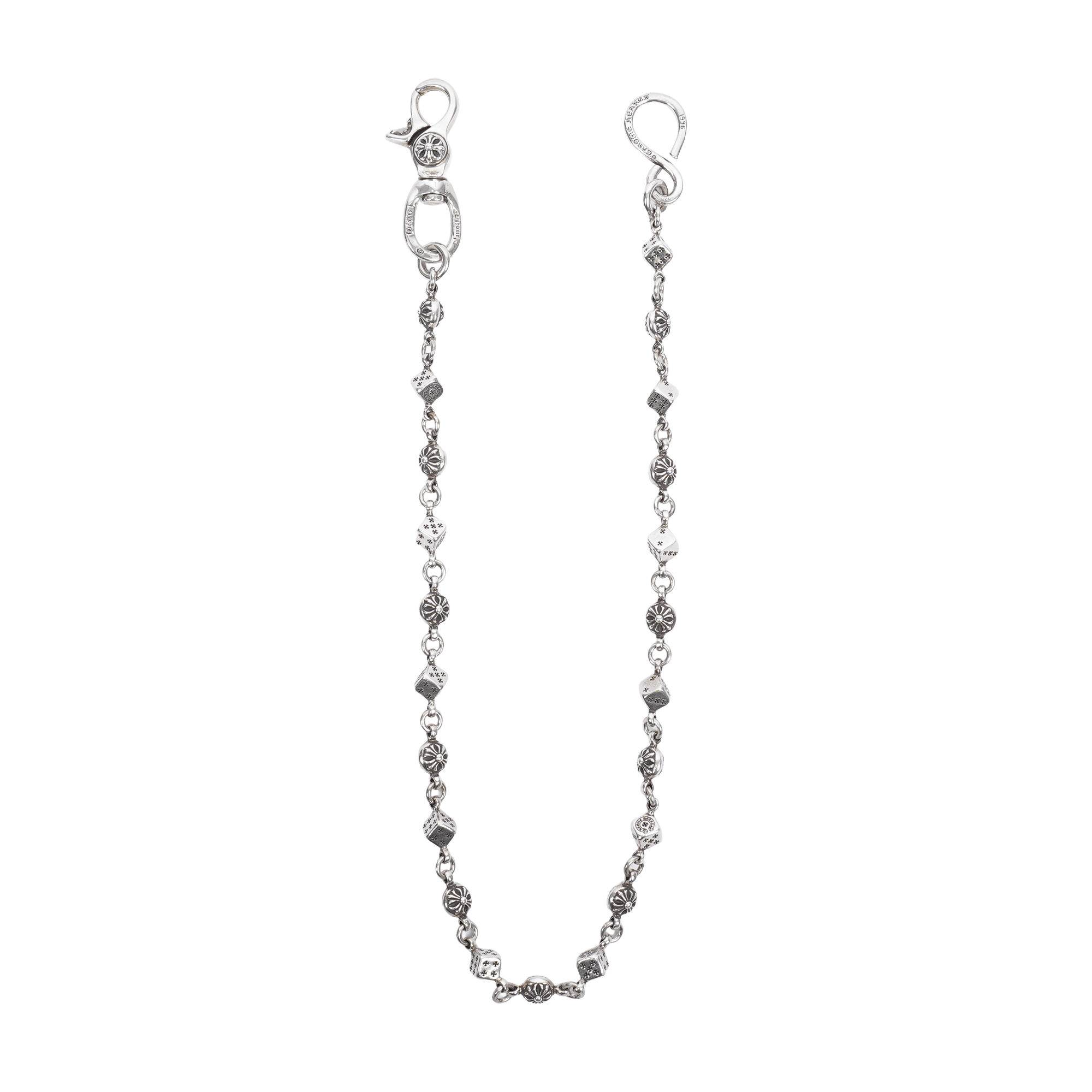 Chrome Hearts Chrome Hearts Dice Wallet Chain Extra Long 26 Link Size ONE SIZE - 1 Thumbnail