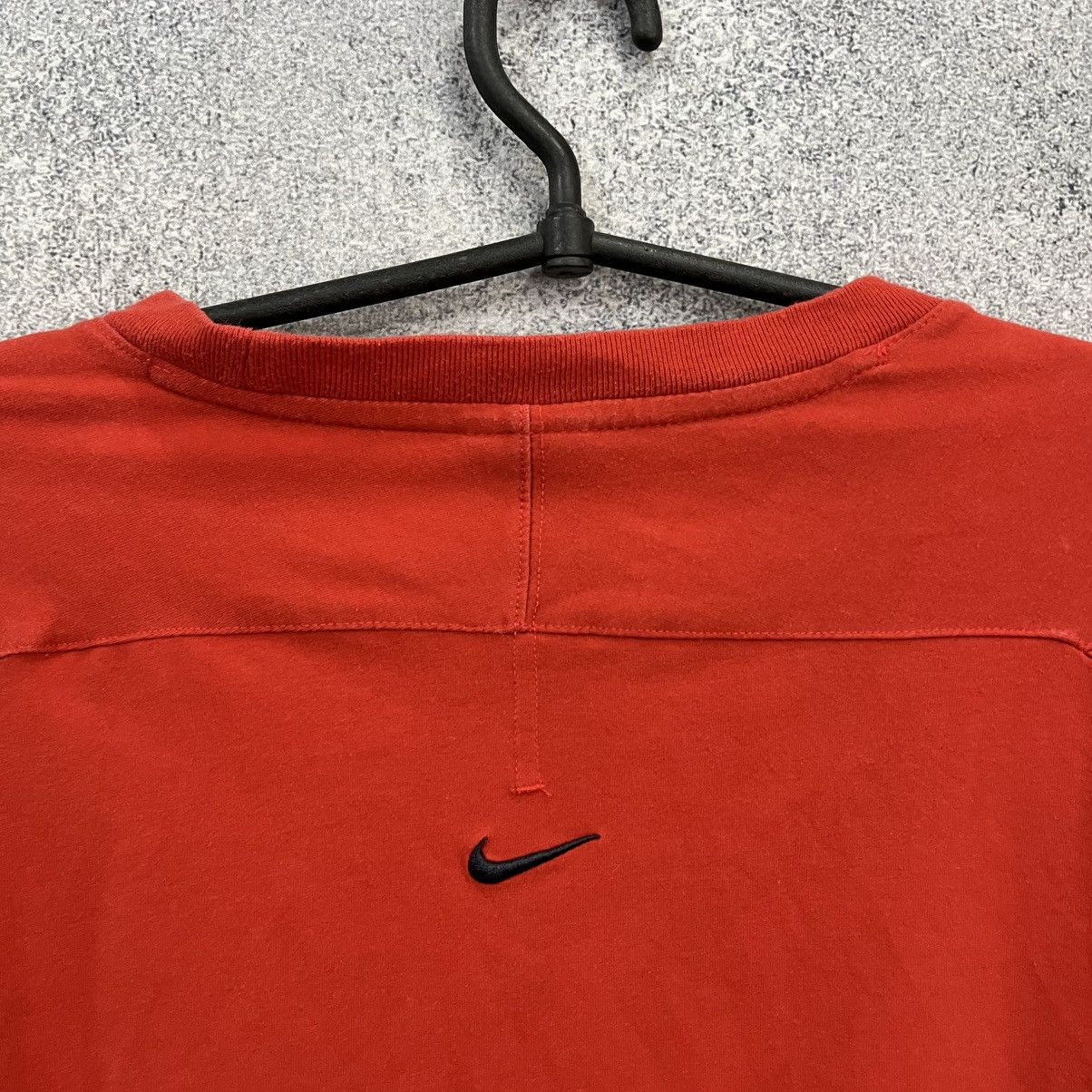 Nike Nike Shox Vintage Long Sleeve Red Big Logo Drill Size US S / EU 44-46 / 1 - 12 Thumbnail