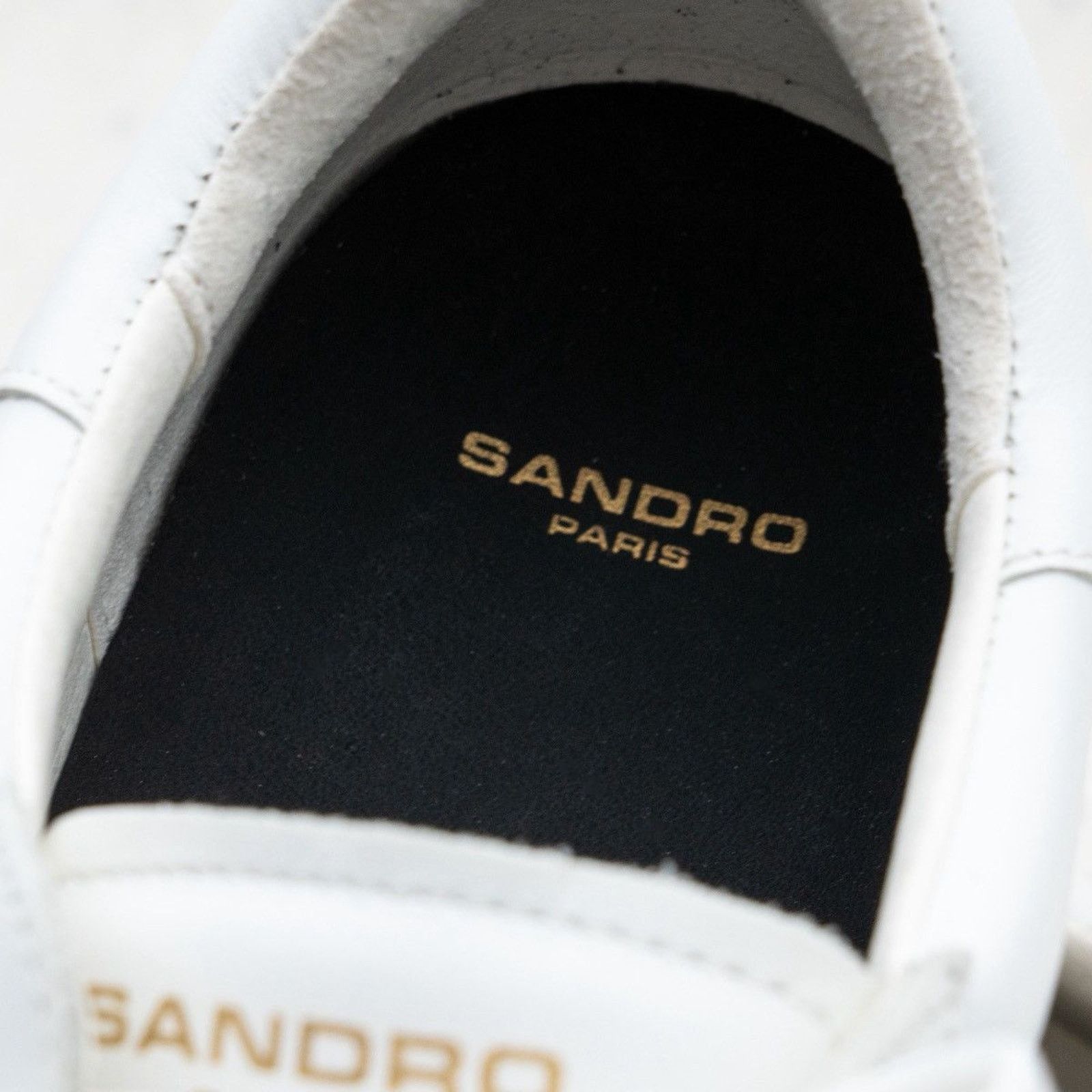 Sandro Sandro paris mens white cow leather sneakers Size US 11 / EU 44 - 11 Thumbnail