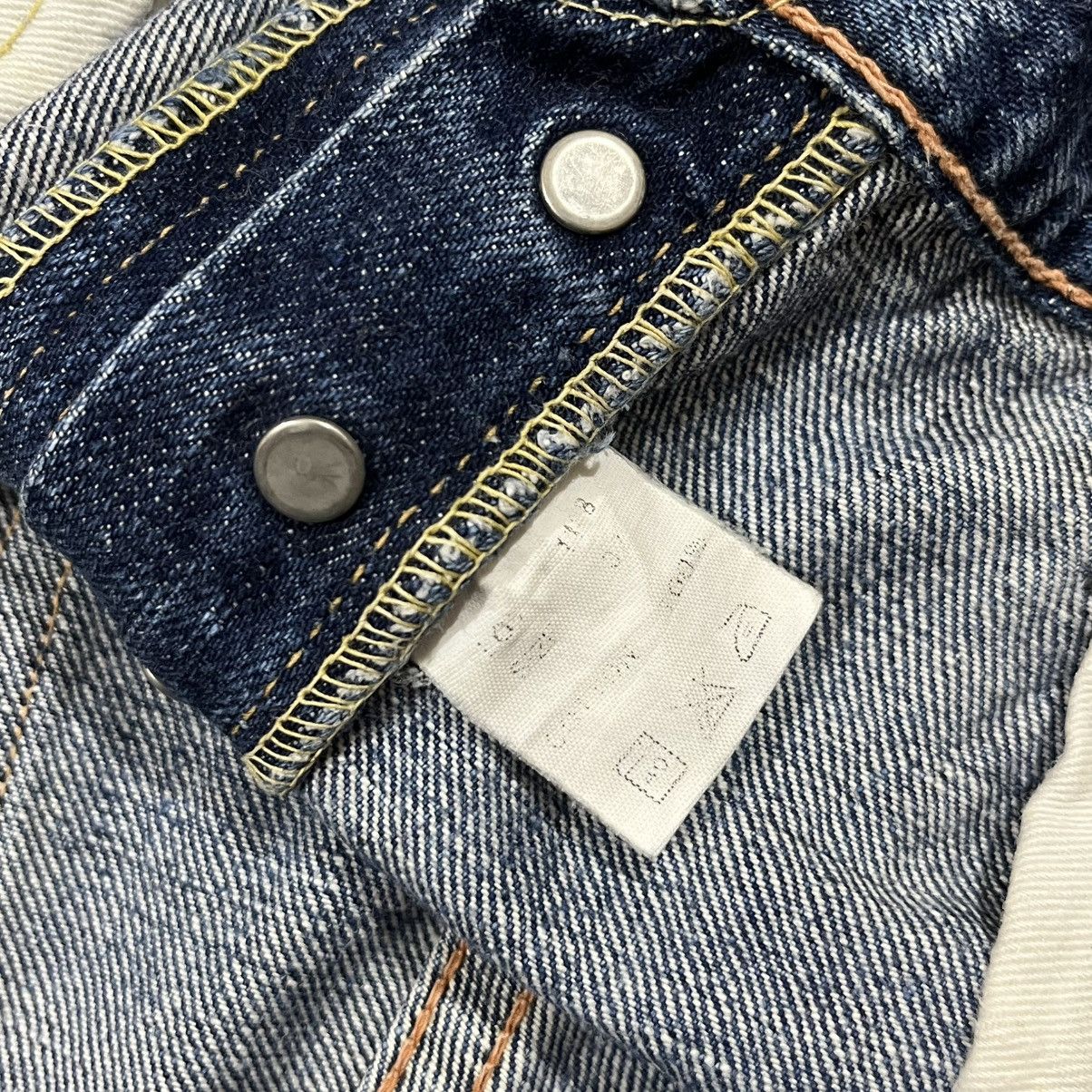 Full Count & Co. Vintage Full count selvedge distressed pants Size US 32 / EU 48 - 9 Thumbnail