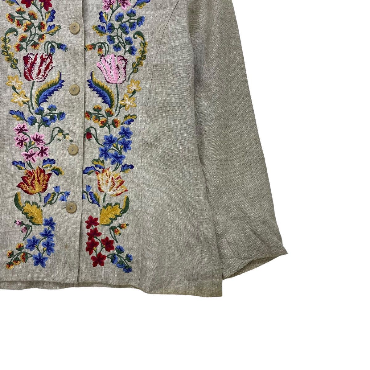 Kenzo 🔥Vintage 90s Kenzo Embroidered Floral Jacket Size M / US 6-8 / IT 42-44 - 5 Thumbnail