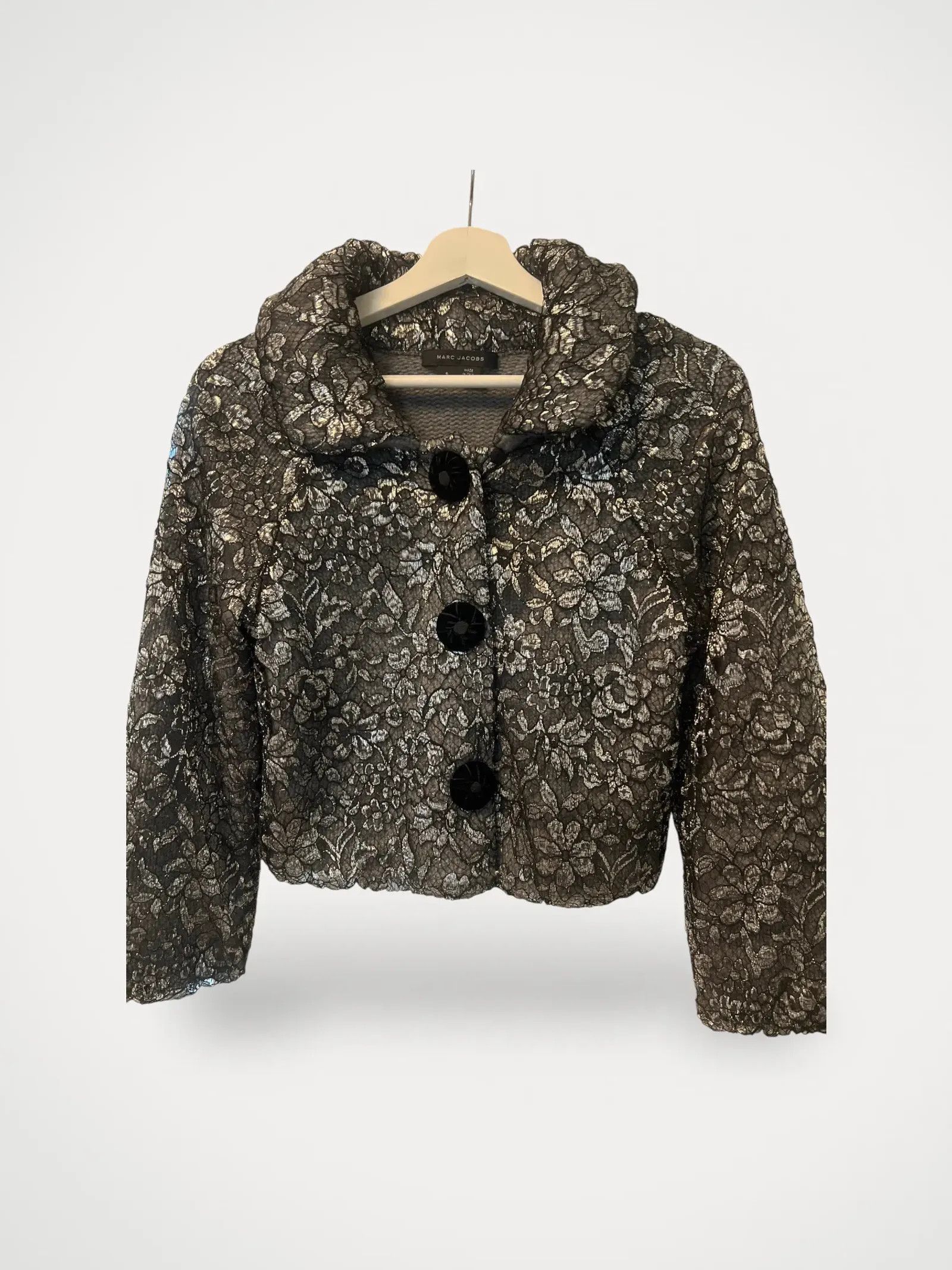 Marc Jacobs Marc Jacobs MARC JACOBS LACE OVERLAY JACKET Blazer Size S / US 4 / IT 40 - 1 Thumbnail