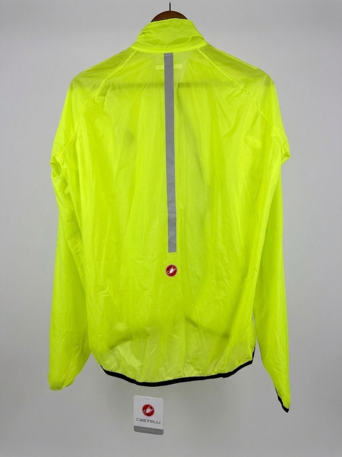 Jean Charles De Castelbajac Castelli Men’s High-Visibility Yellow Windbreaker Jacket Size US XL / EU 56 / 4 - 2 Thumbnail