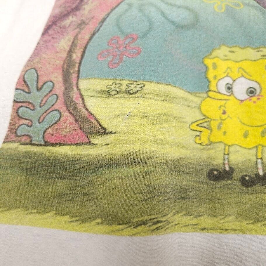 Nickelodeon SpongeBob SquarePants T Shirt Mens Size Medium White Size US M / EU 48-50 / 2 - 3 Thumbnail