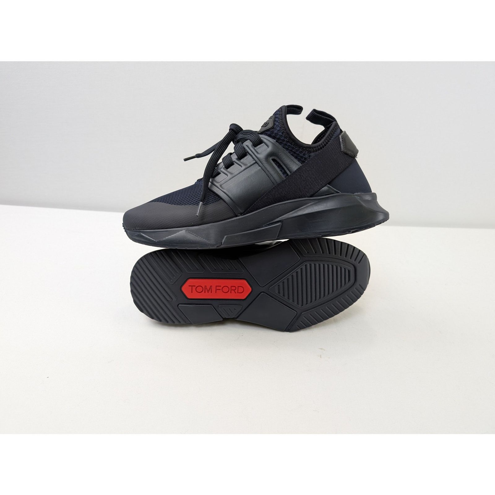 Tom Ford o1rshd1 Sneakers Low Top in Jago Dark Blue-Navy Size US 11 / EU 44 - 10 Thumbnail