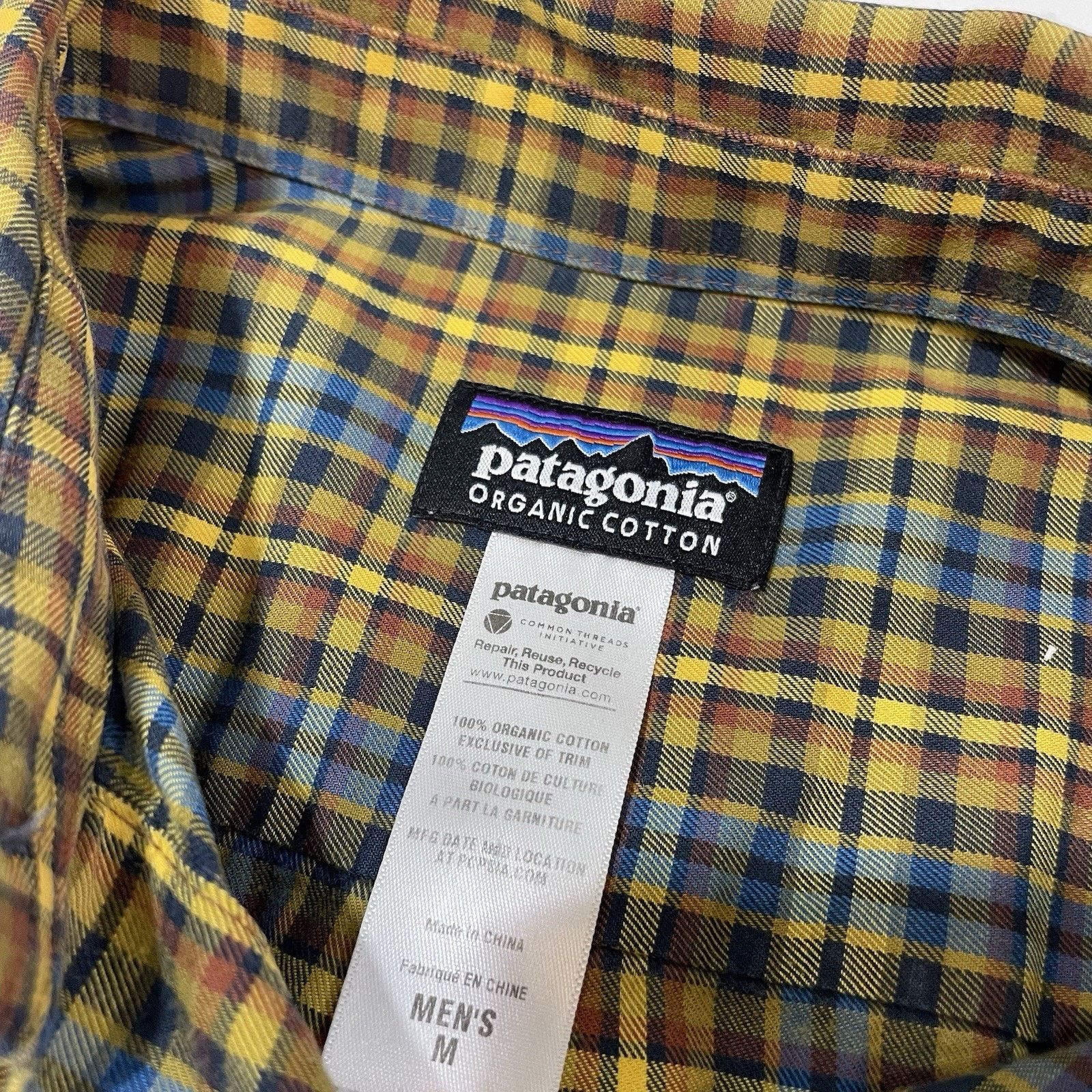 Patagonia Patagonia Men’s Organic Cotton Shirt Size M Gingham Check Size US M / EU 48-50 / 2 - 2 Thumbnail