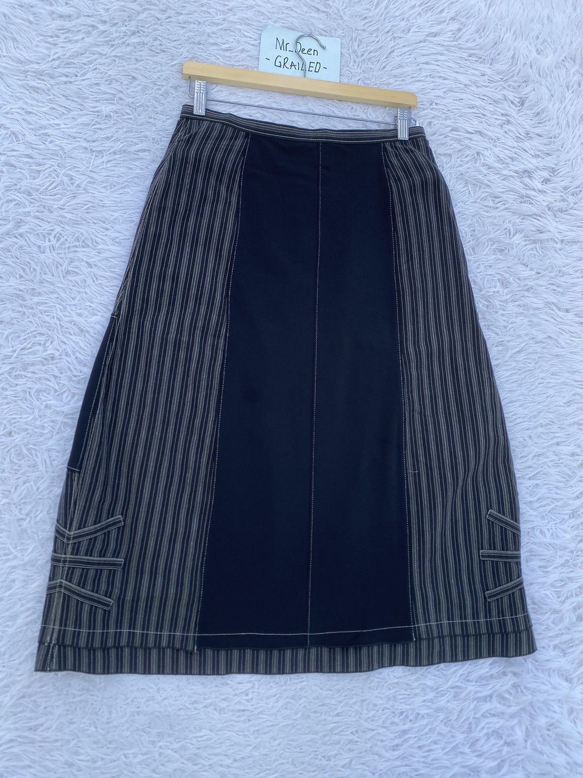 Japanese Brand Rare Japanese Brand Senso Unico Nice Design Midi Skirt Size 29" - 18 Thumbnail