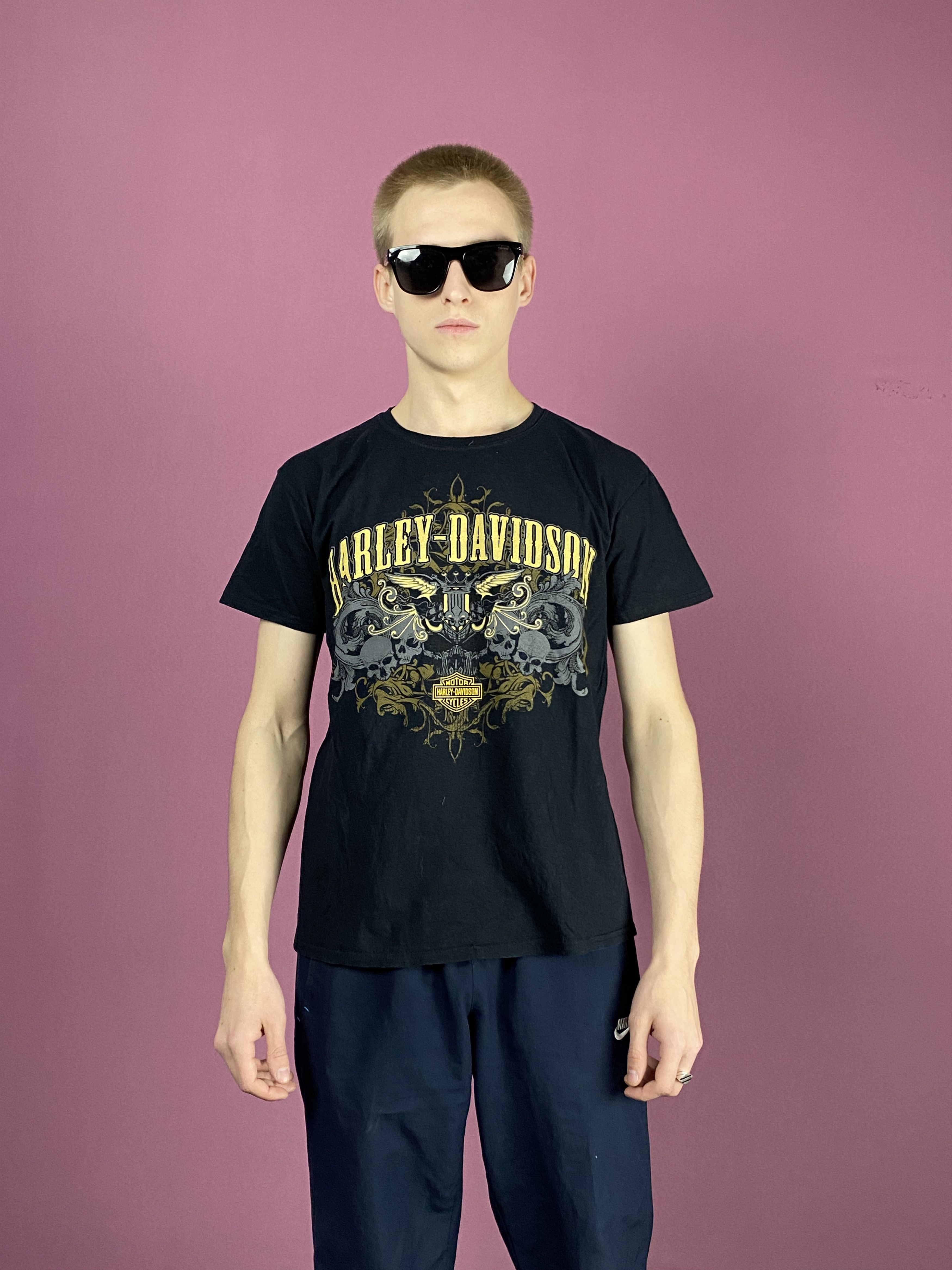 Harley Davidson × Vintage Harley Davidson Vintage Men's T-Shirt - M Size US M / EU 48-50 / 2 - 1 Thumbnail