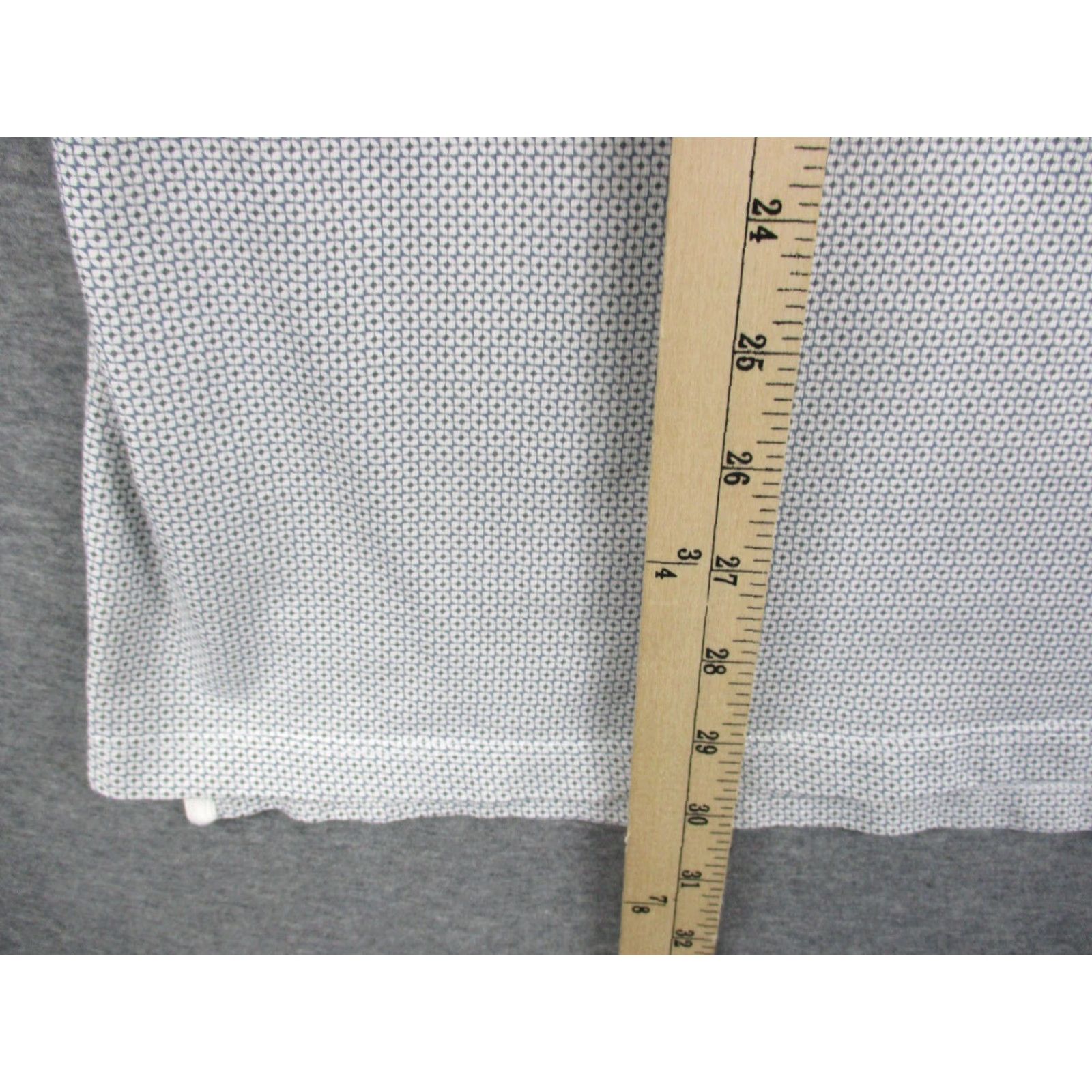 Vintage Patrick Assaraf Polo Shirt Mens 2XL White Gray Geometric Print Stretch Shirt Mens Size 2XL Polo Easy Care Size US XXL / EU 58 / 5 - 6 Thumbnail