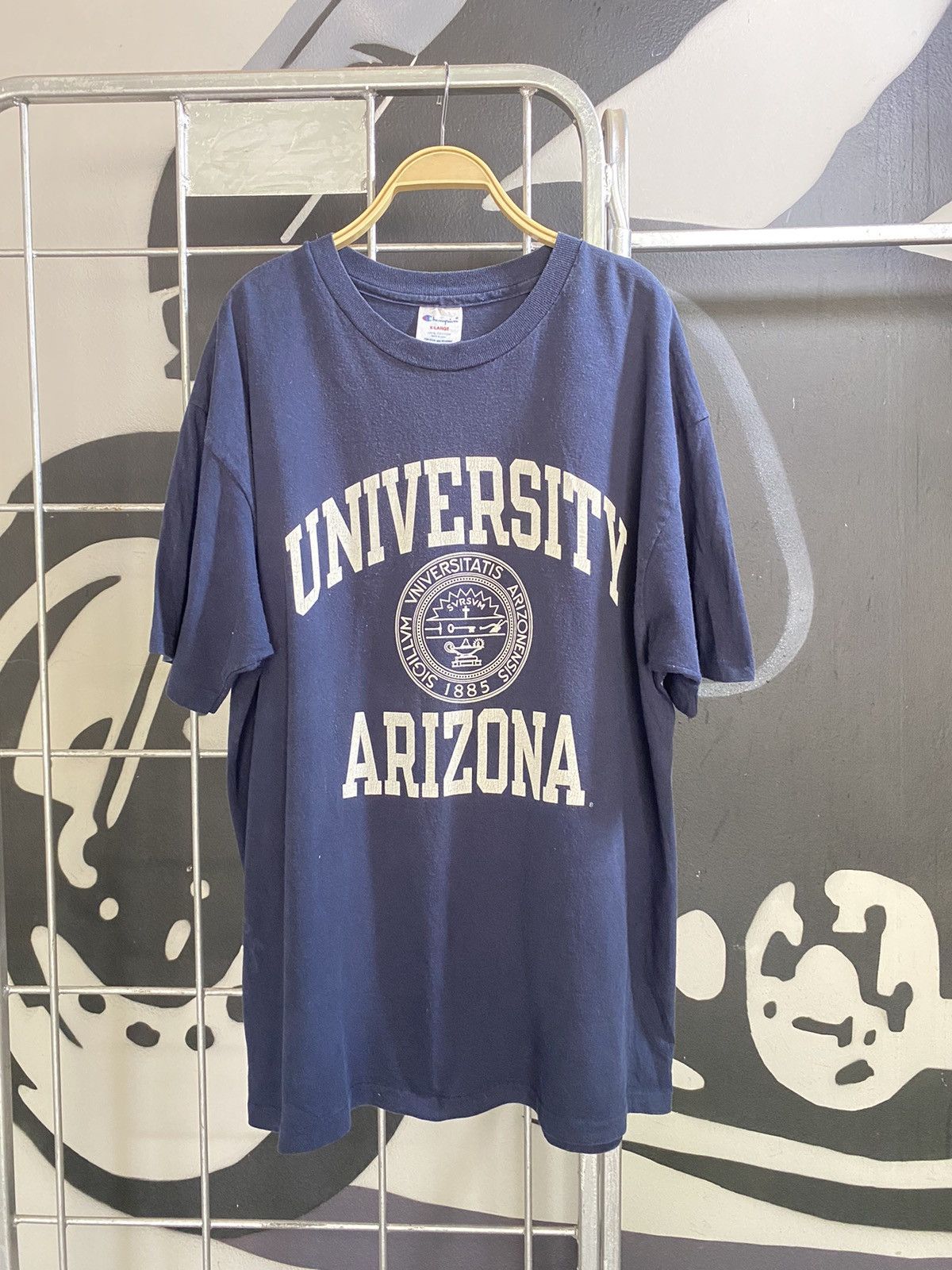 image of Champions Vintage Arizona University Tee in Blue, Men's (Size XL)