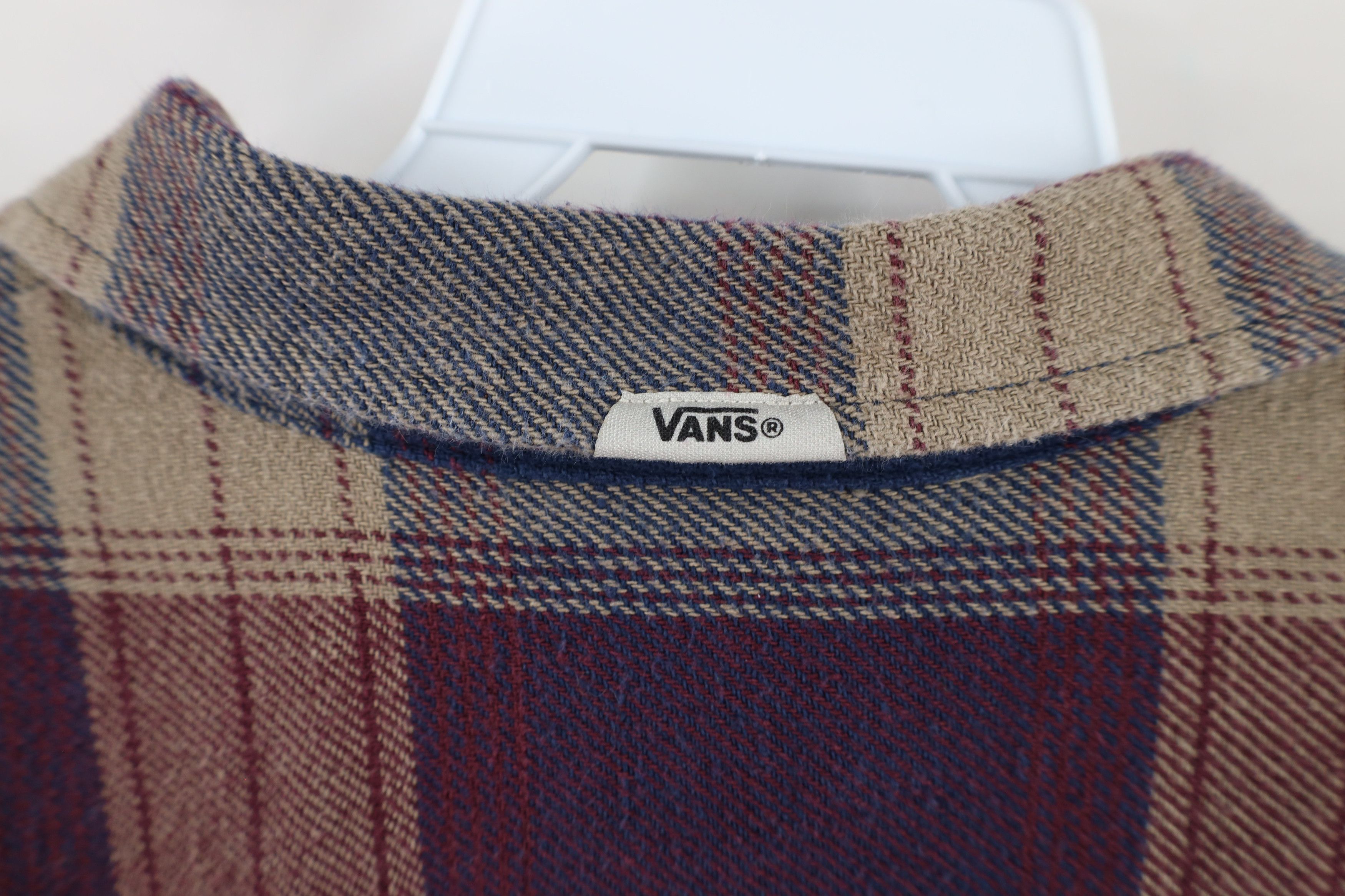 Vans × Vintage Vintage Vans Checkered Plaid Flannel Collared Button Shirt Size US M / EU 48-50 / 2 - 10 Thumbnail