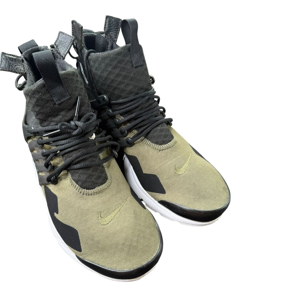 Acronym × Nike Nike x Acronym Air Presto Mid Olive Black 2016 Size XS Size US 8 / EU 41 - 2 Thumbnail
