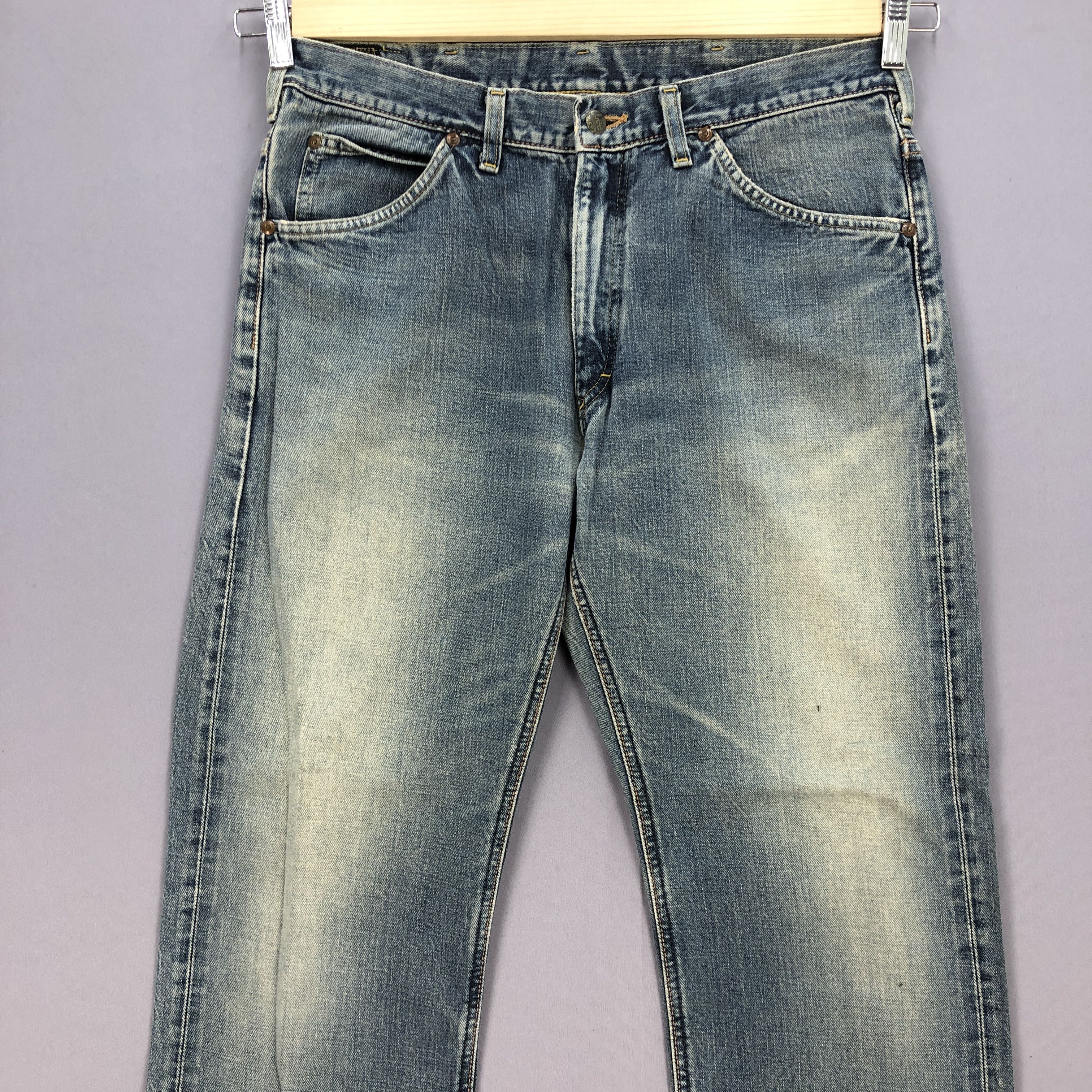 Lee Vintage Lee Selvedge Distressed Jeans Lee Redline Denim Size US 34 / EU 50 - 3 Thumbnail